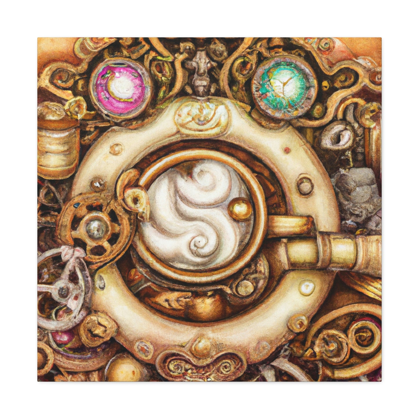 Cappuchino Steampunk Dream - Canvas