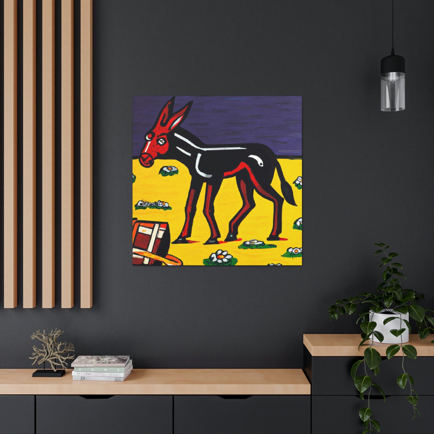 The Donkey's Style Dance - Canvas