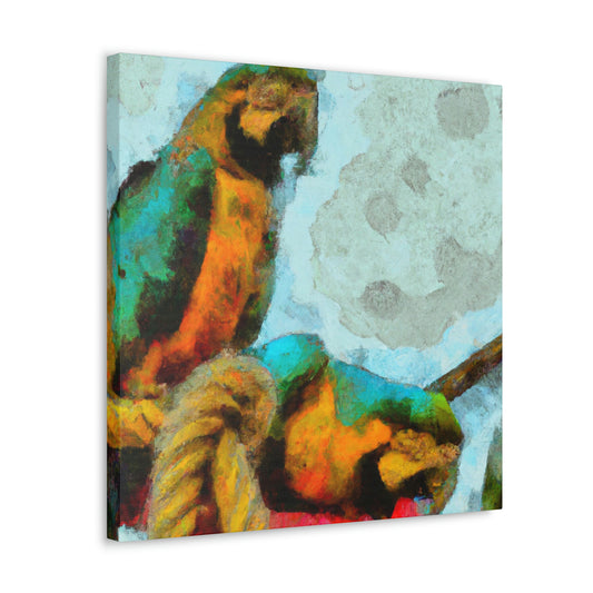 "Macaws in Harmony" - Canvas