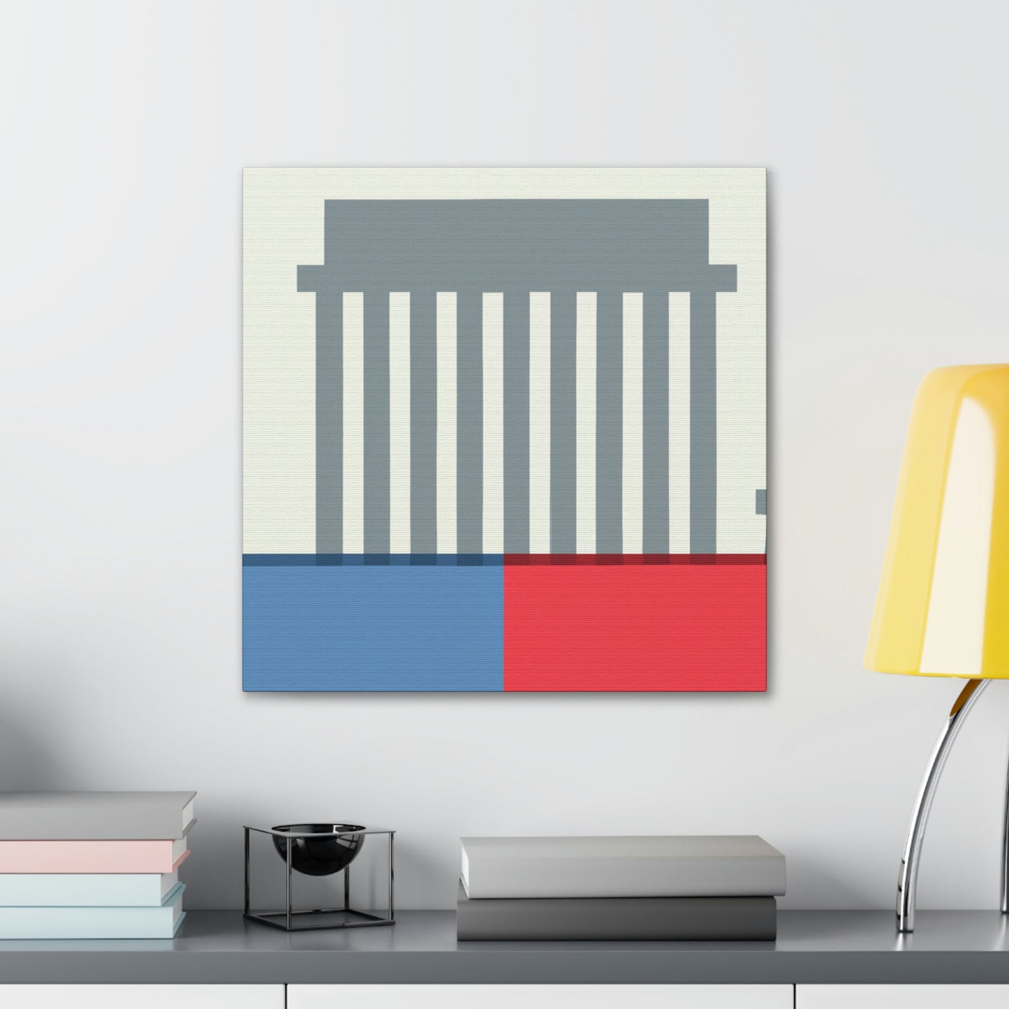 Lincoln Memorial Simplicity - Canvas