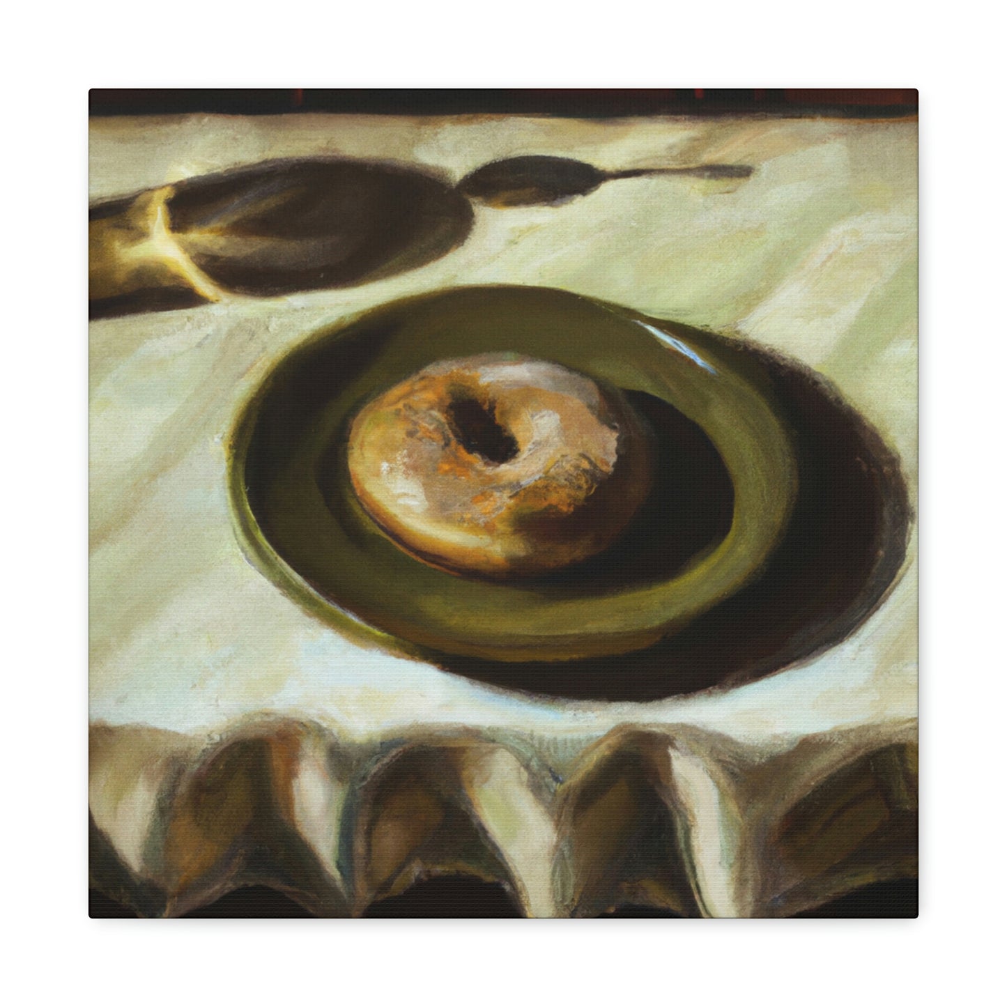 A Sweet Delightful Doughnut - Canvas