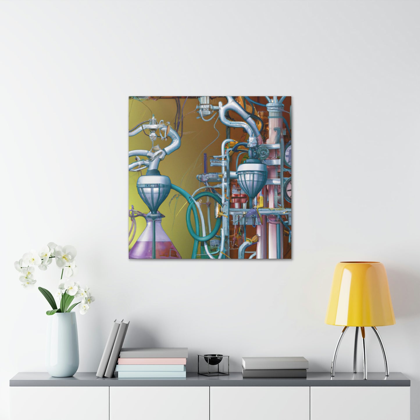 "Lab Equipment Visionary" - Canvas