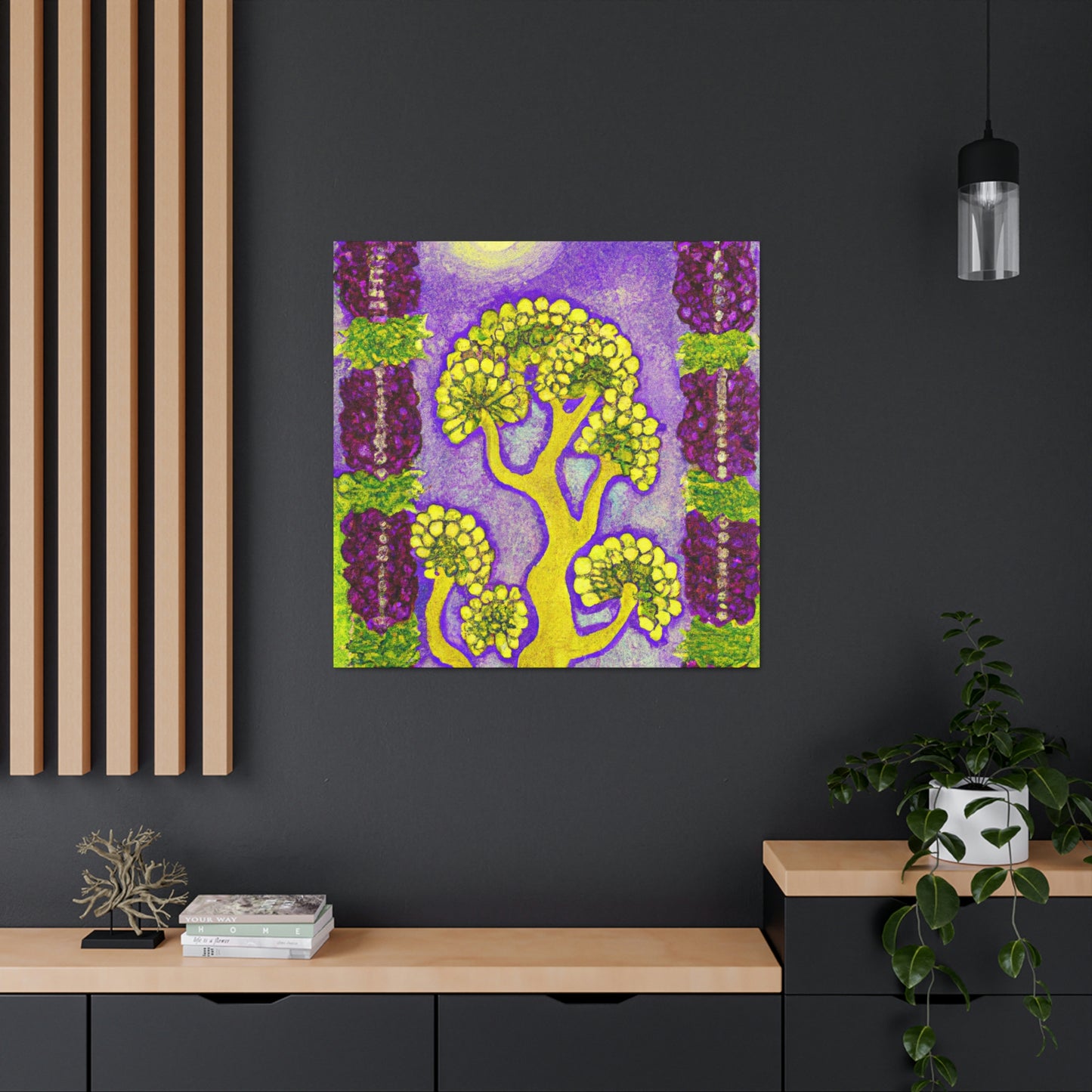 "Wisteria at Dusk" - Canvas