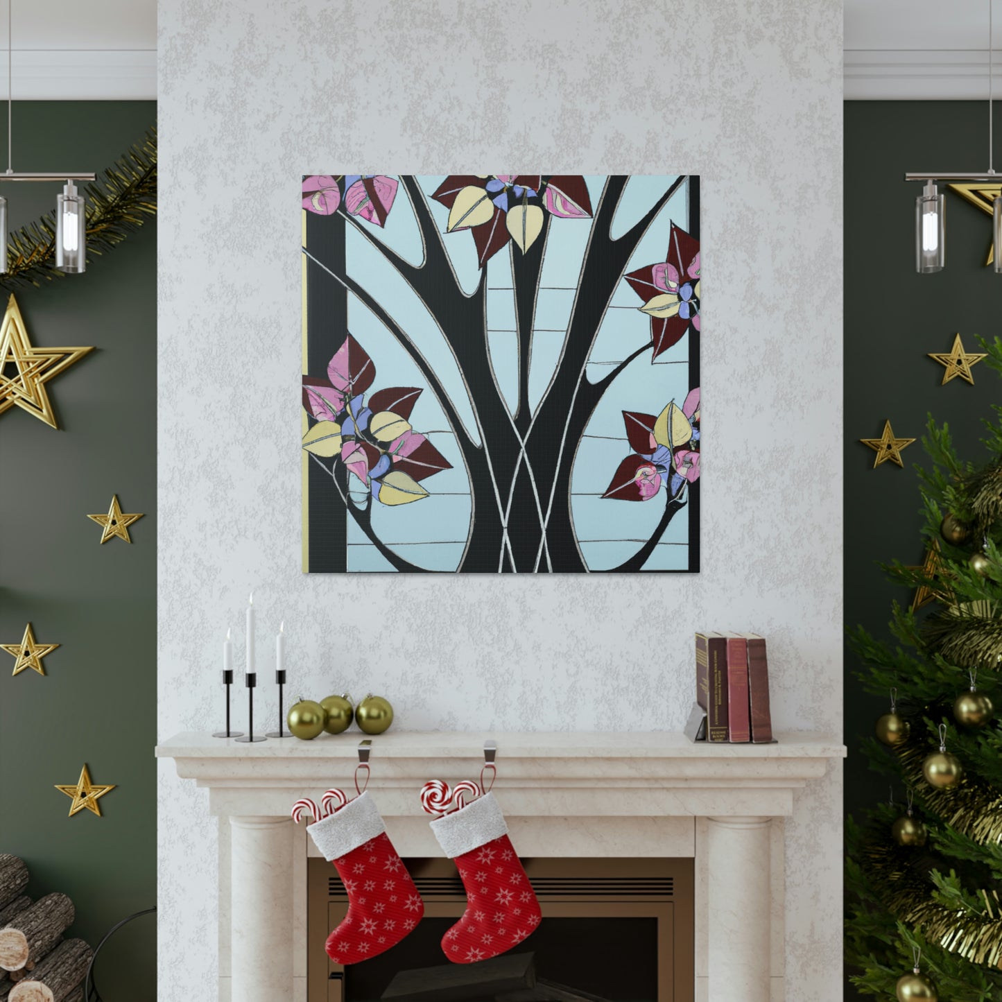 Dogwood Dreams Aflame - Canvas