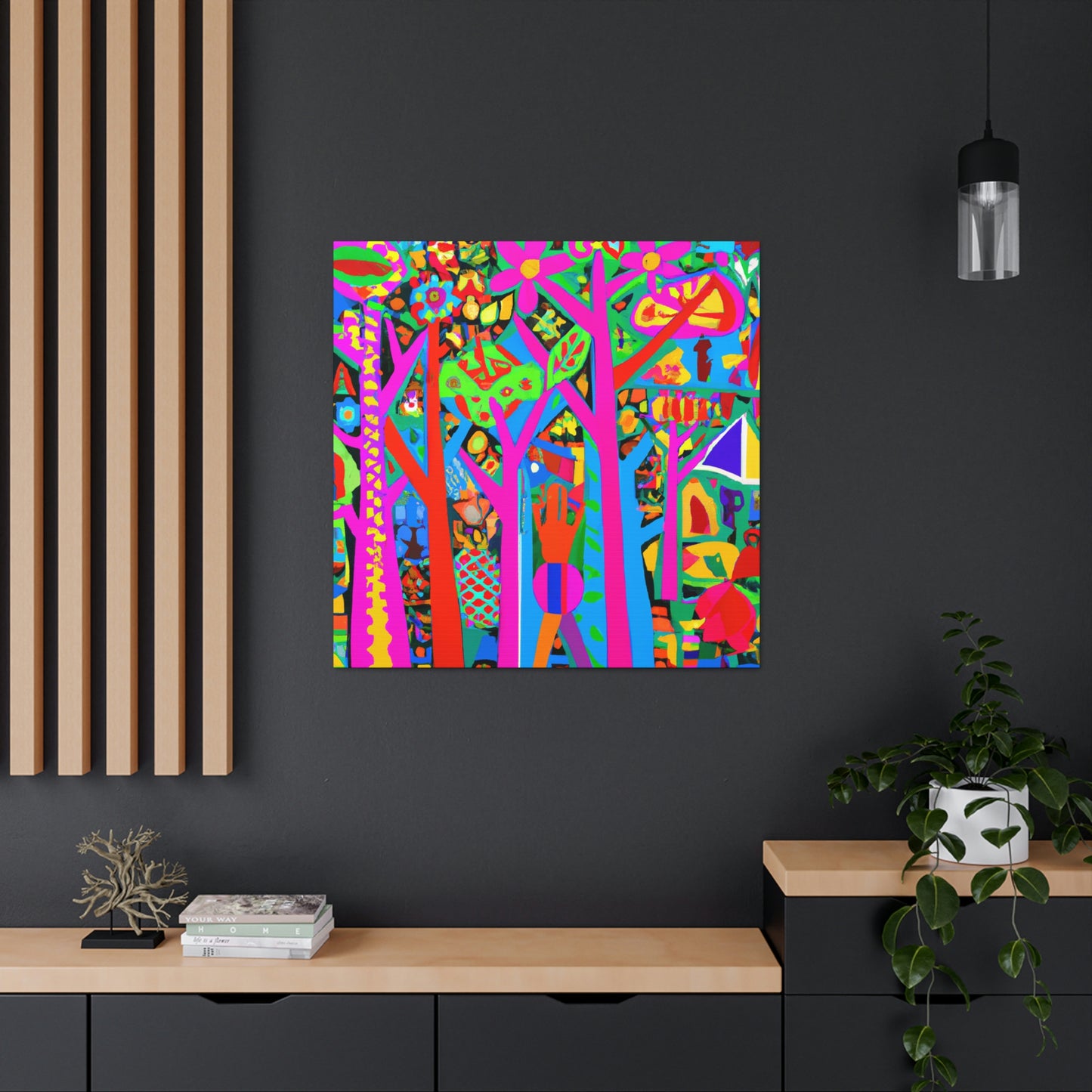 "Redwood in Pop Art" - Canvas