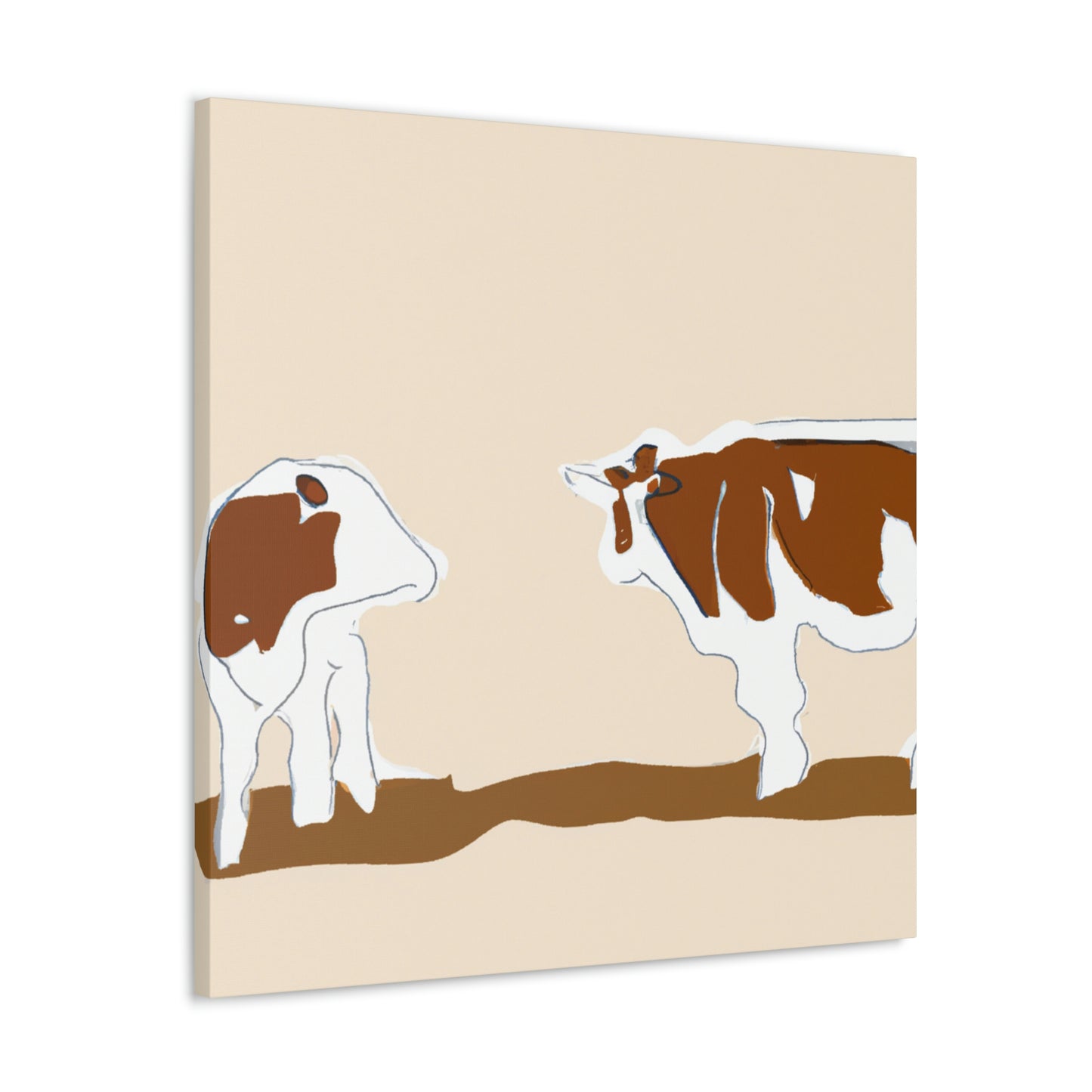 Cows in Simplicity - Canvas