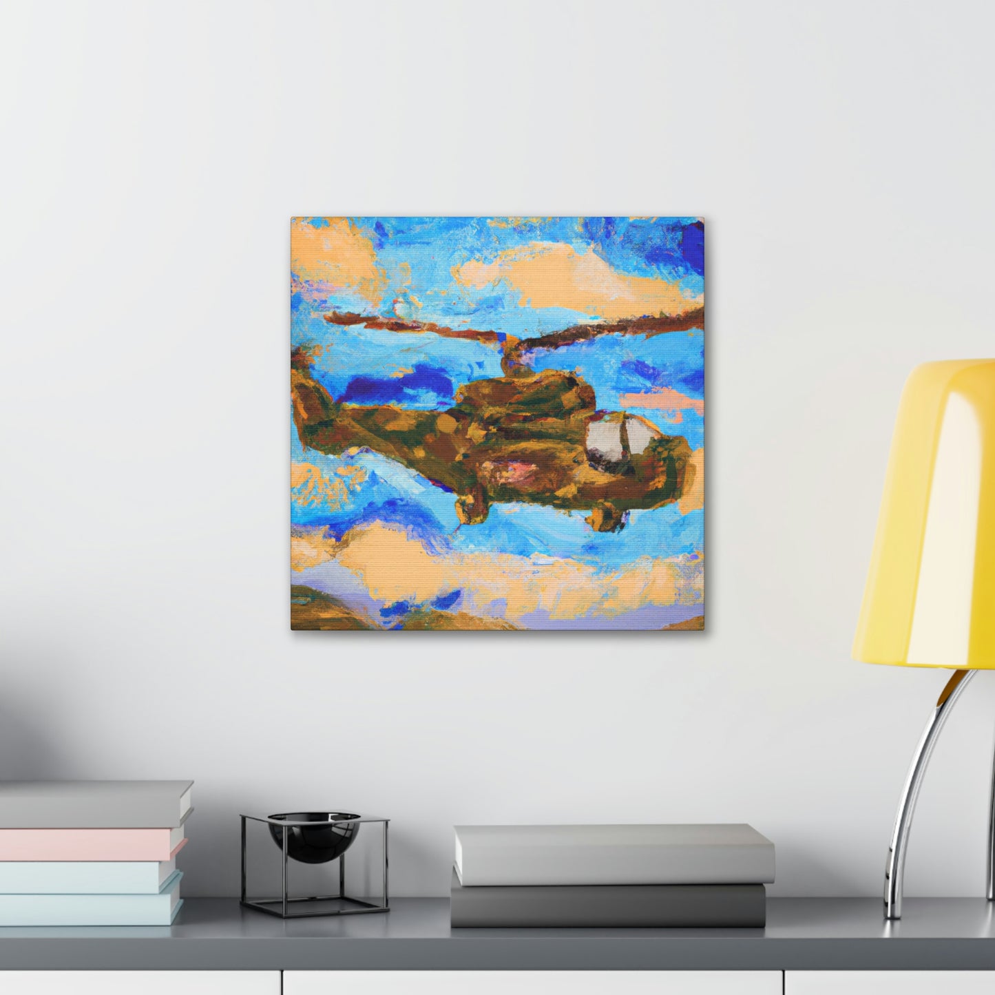 Helicopter Surreal Vision - Canvas