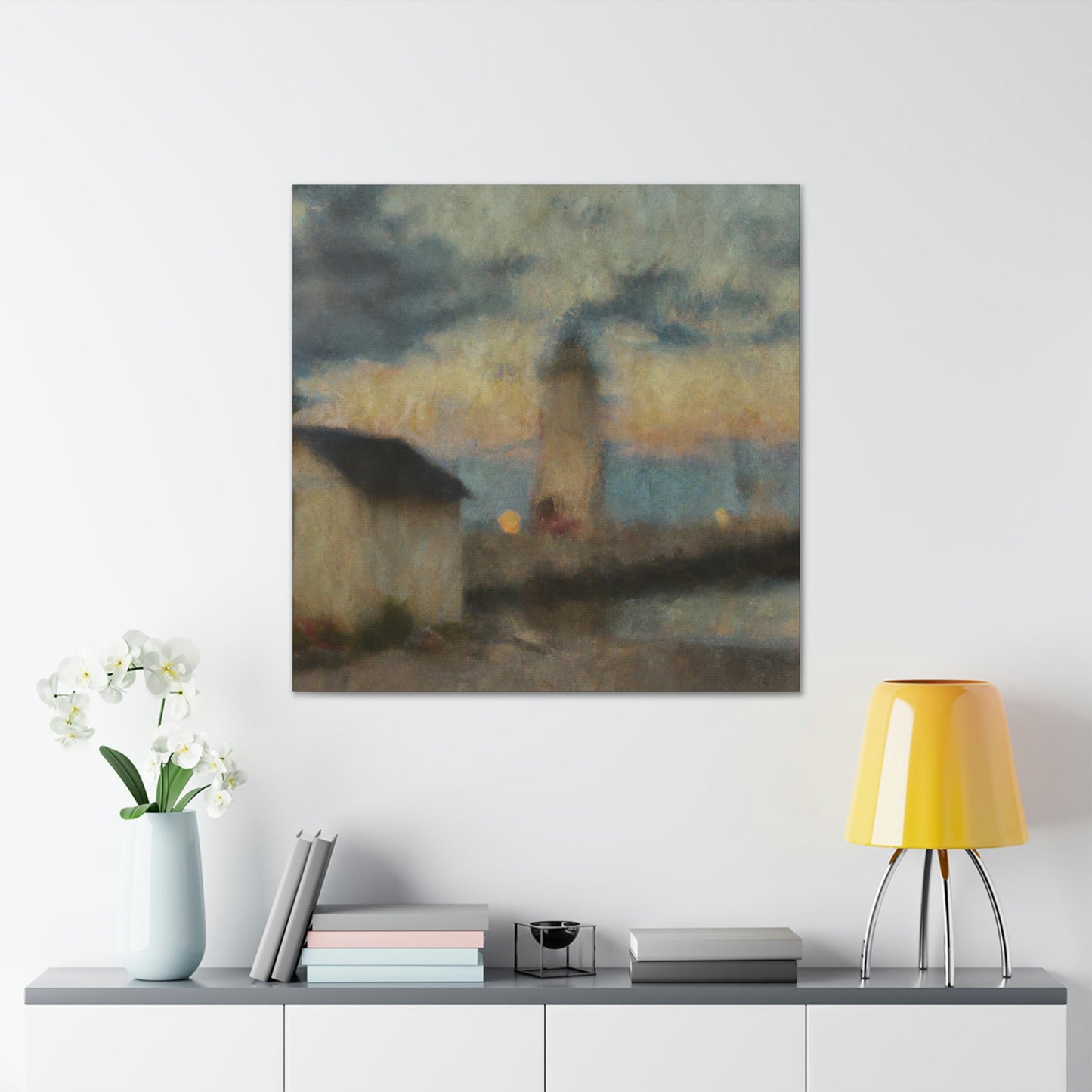 "Lighthouse on the Coast" - Canvas