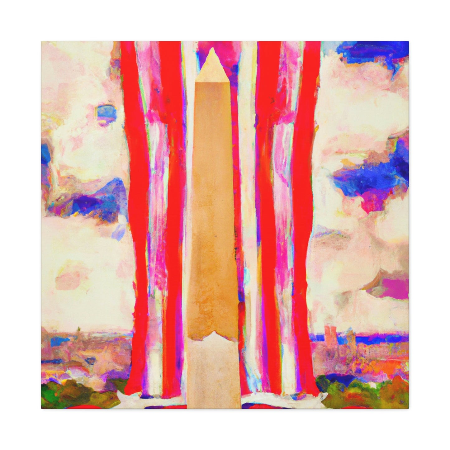 "Washington Monument Triumphant" - Canvas