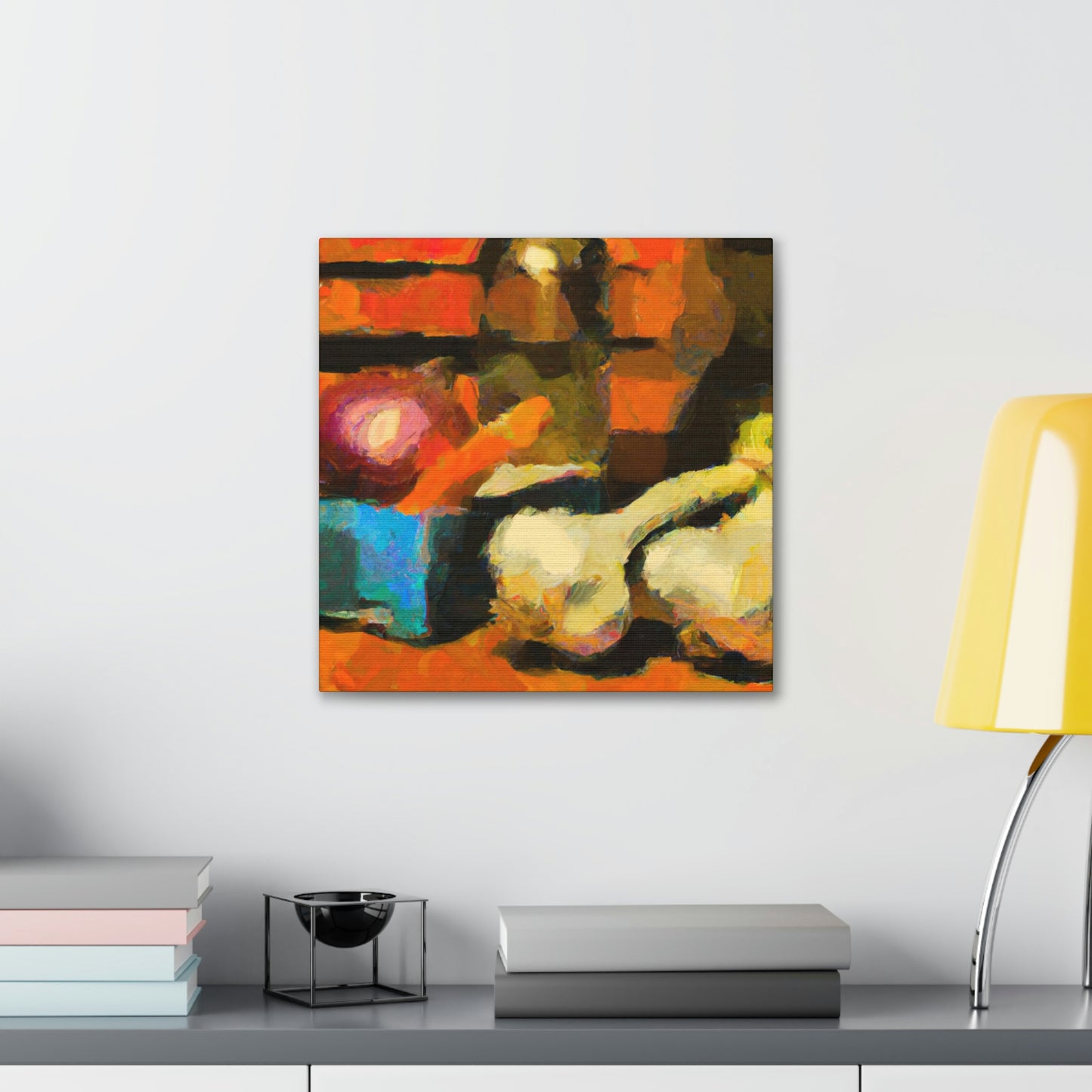 "Vegetables in Abstraction" - Canvas