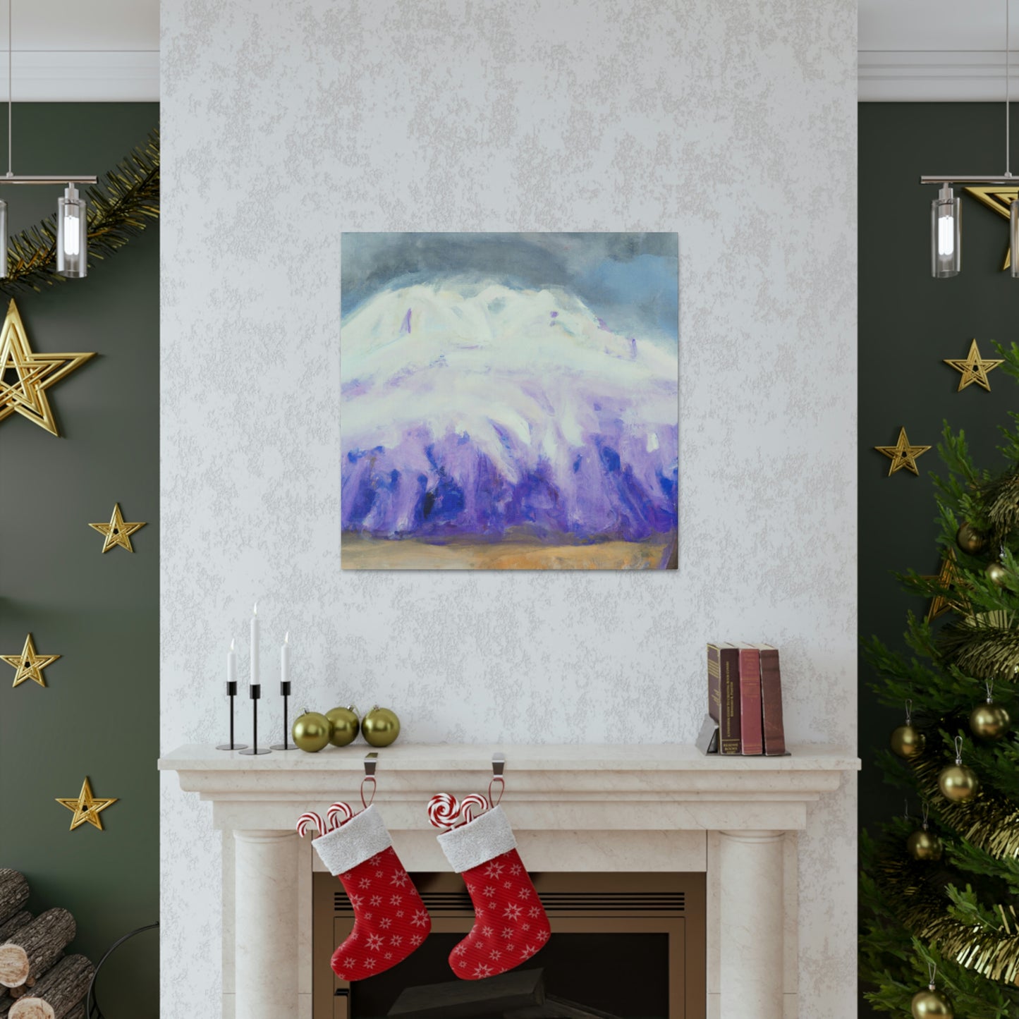 "Snowy Mountain Majesty" - Canvas