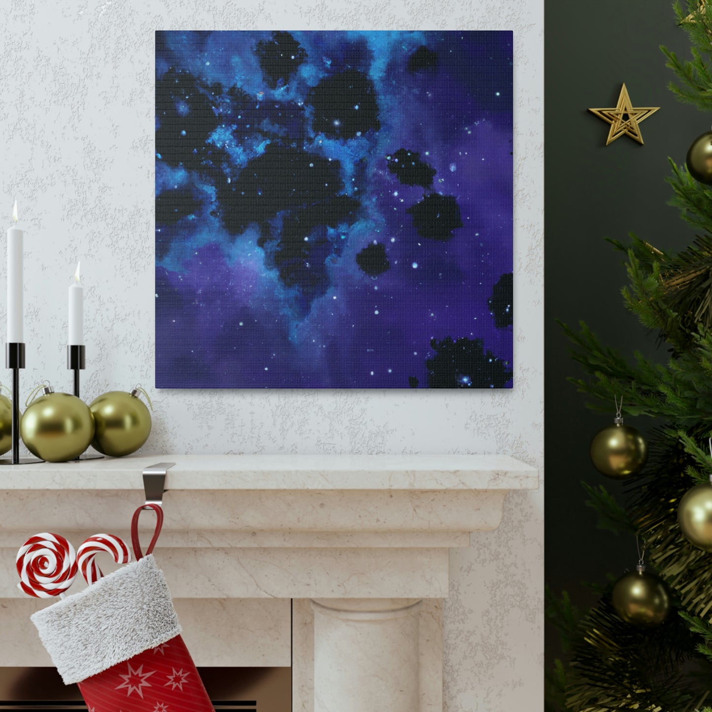 Starry Night Cluster - Canvas