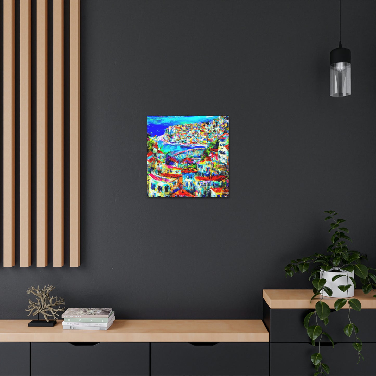 Moody Mediterranean Sea - Canvas