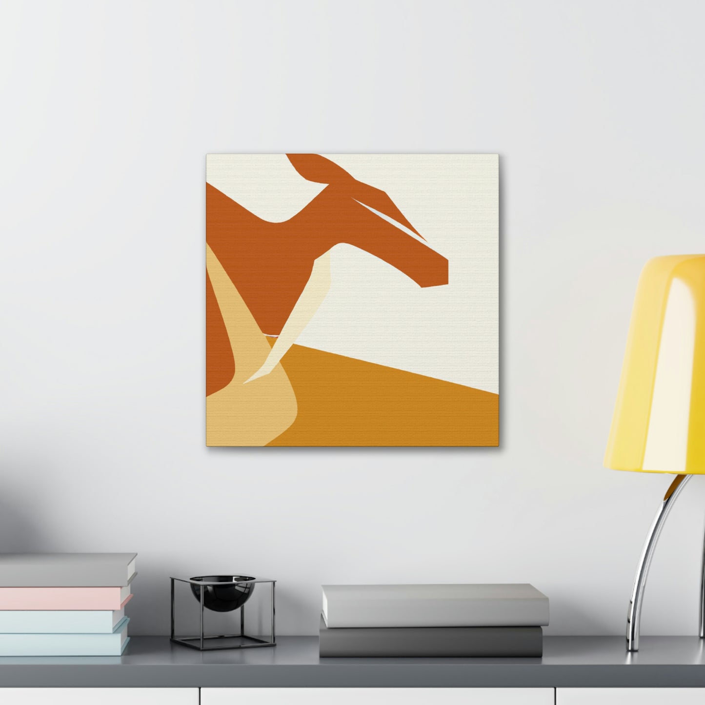 Kangaroo in Reflection - Canvas