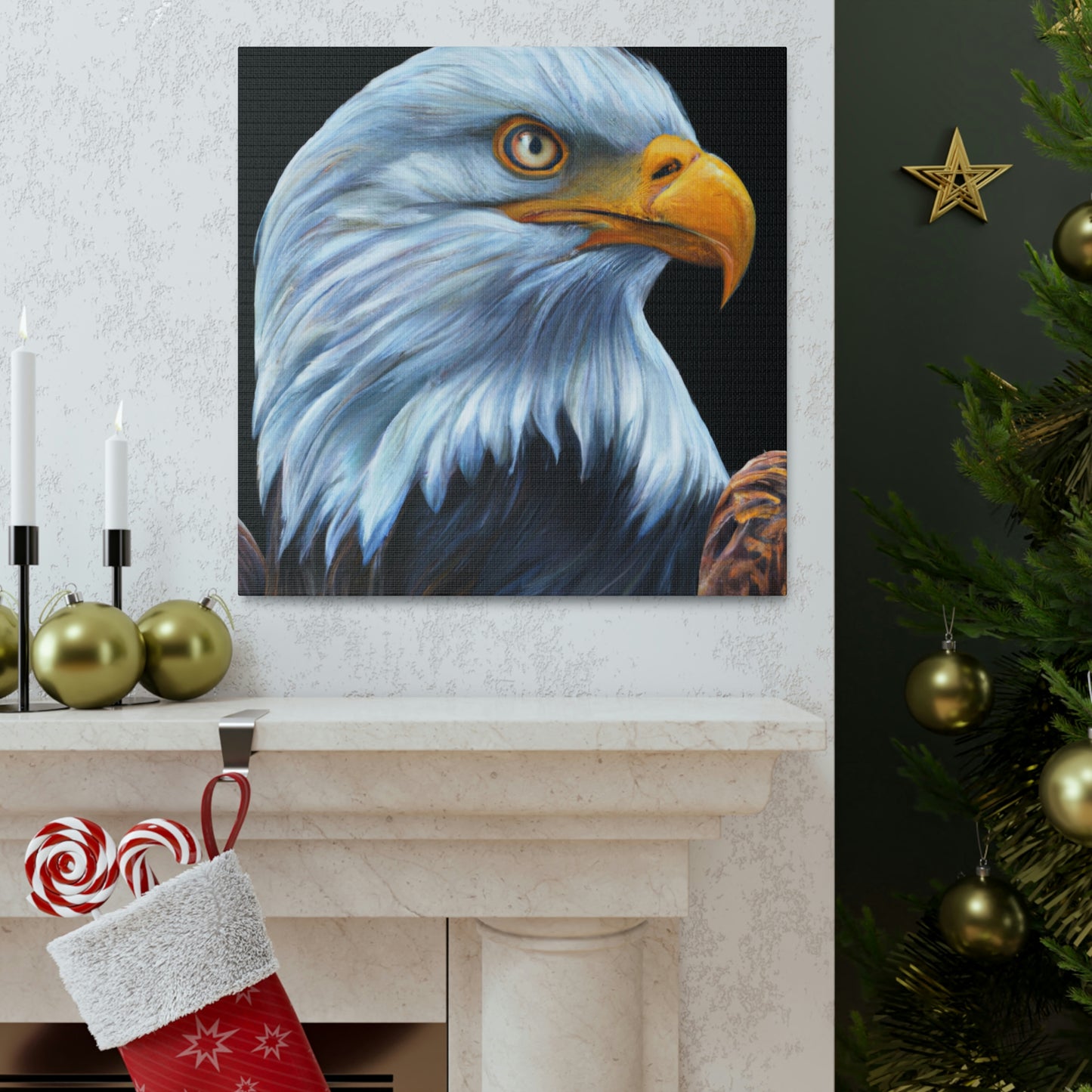 "Bald Eagle Realism!" - Canvas