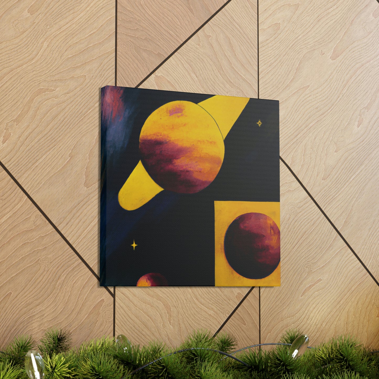 "Pluto, Planetary Enigma" - Canvas