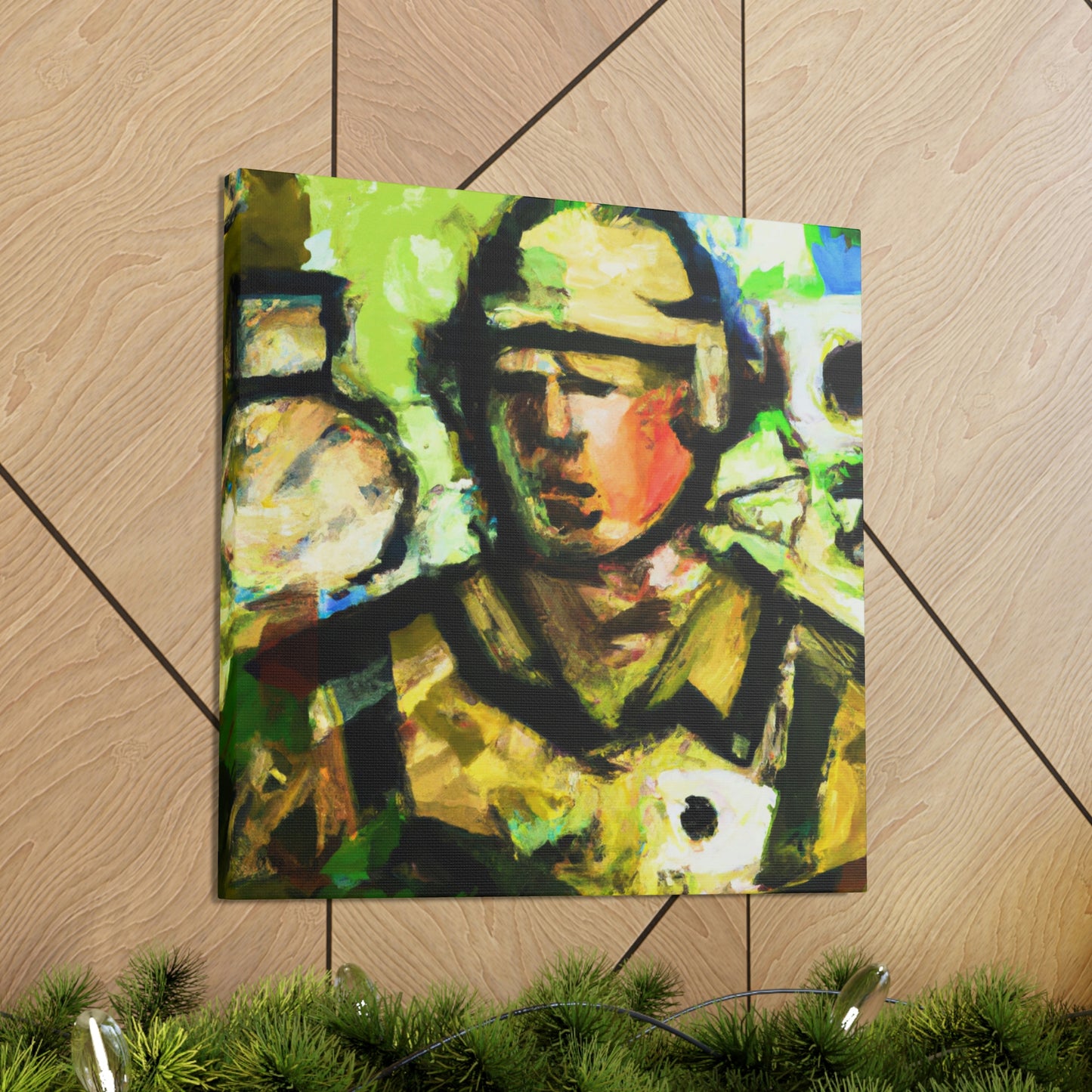 Engineer with Fauvism - Canvas