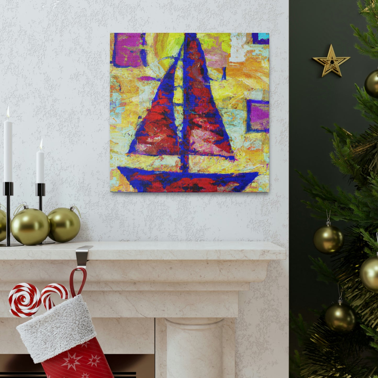 Sailboat on the Horizon - Canvas