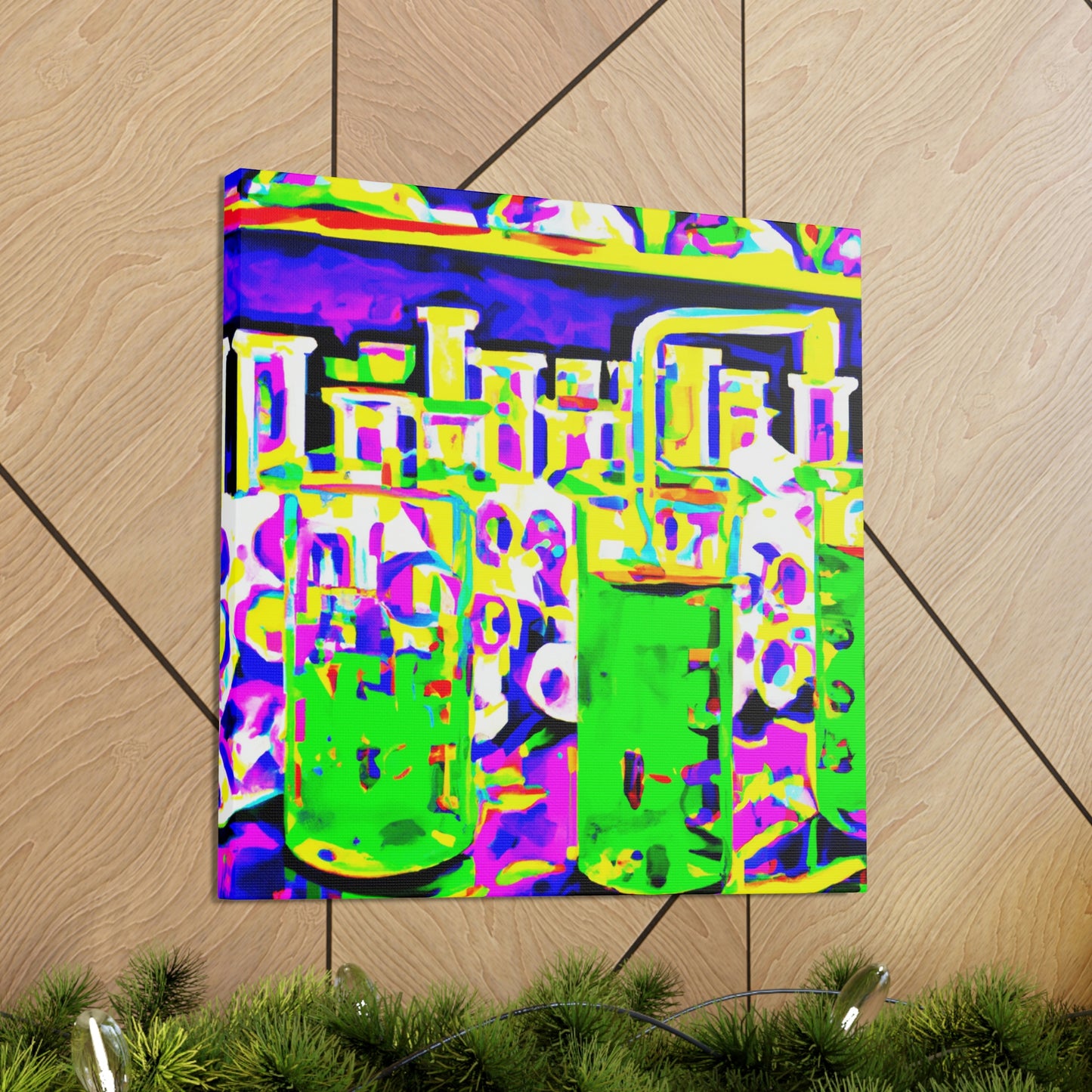 "Test Tube Symphony" - Canvas