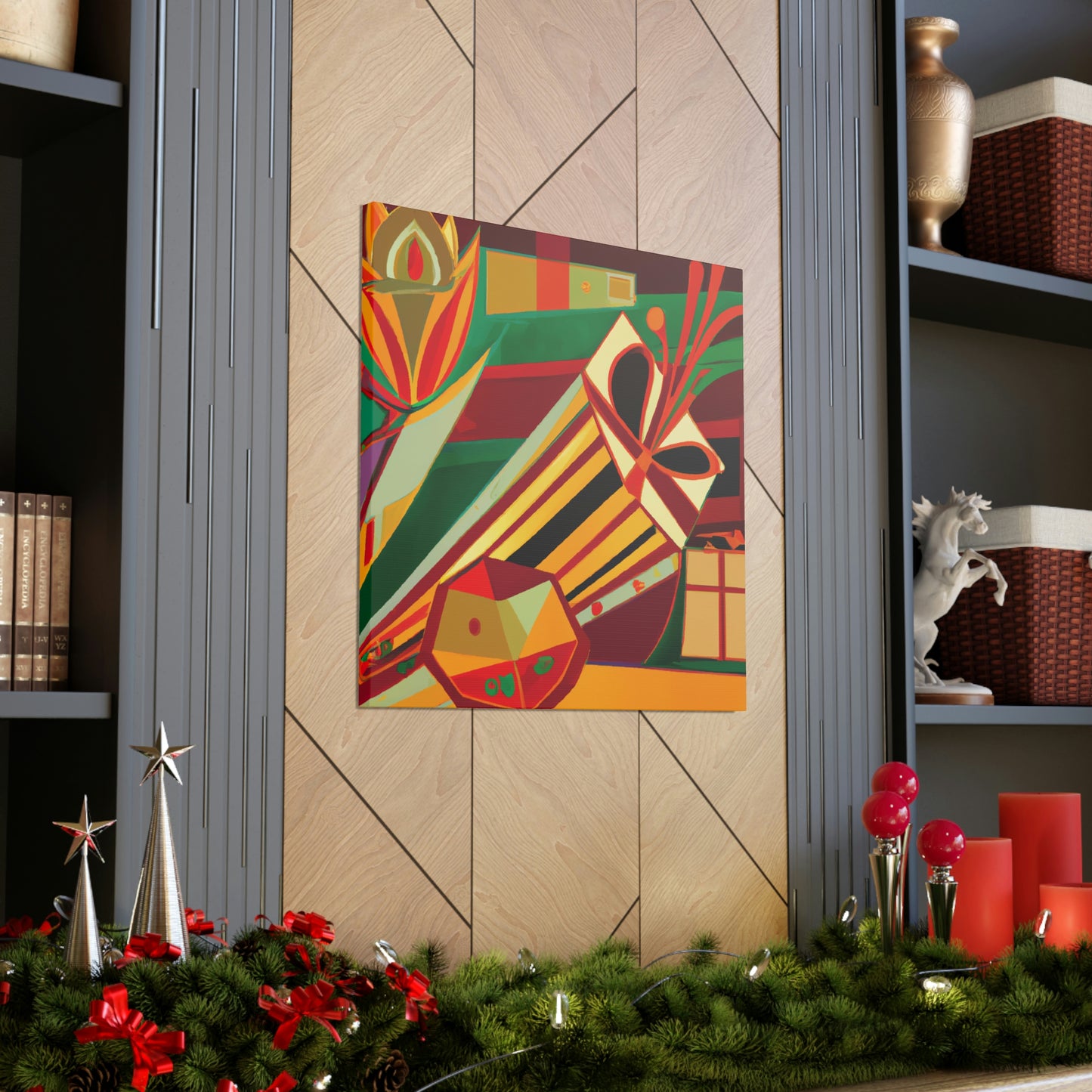 Presents in Art Deco - Canvas