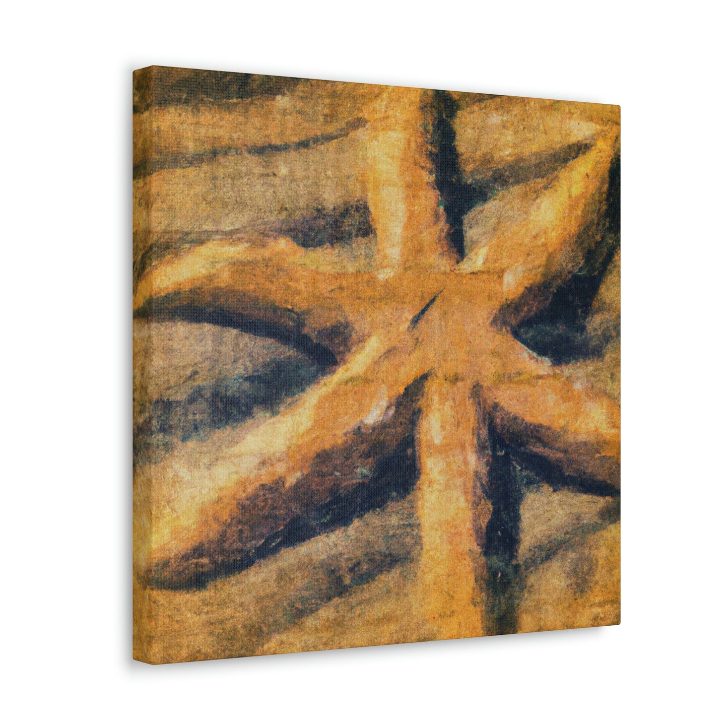 "Starfish Shimmer Shine" - Canvas