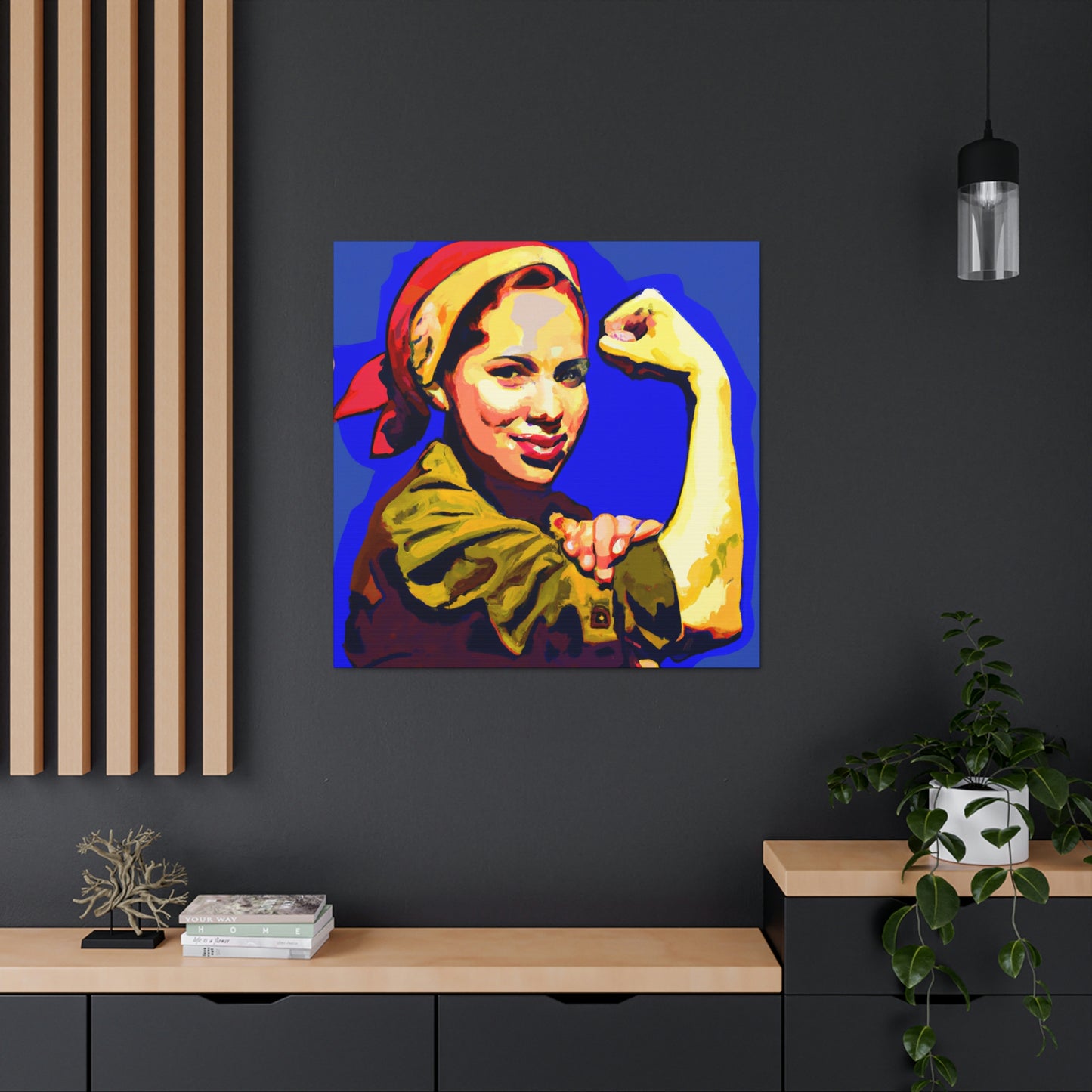 "Rosie the Revolutionary Woman" - Canvas