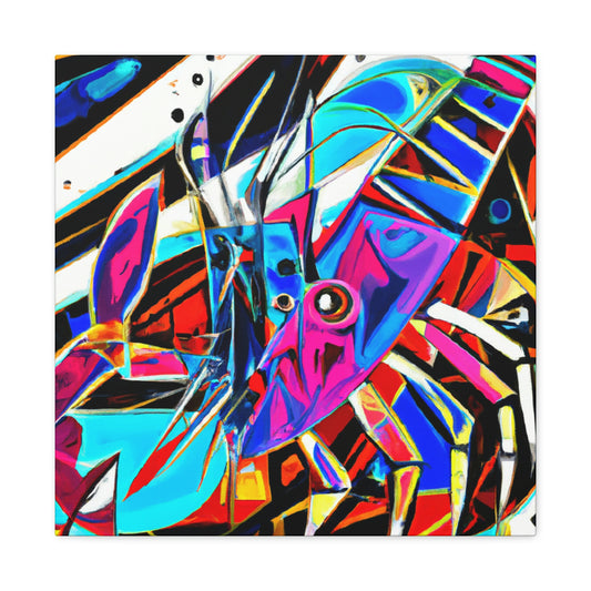 Lobster In Abstraction - Canvas