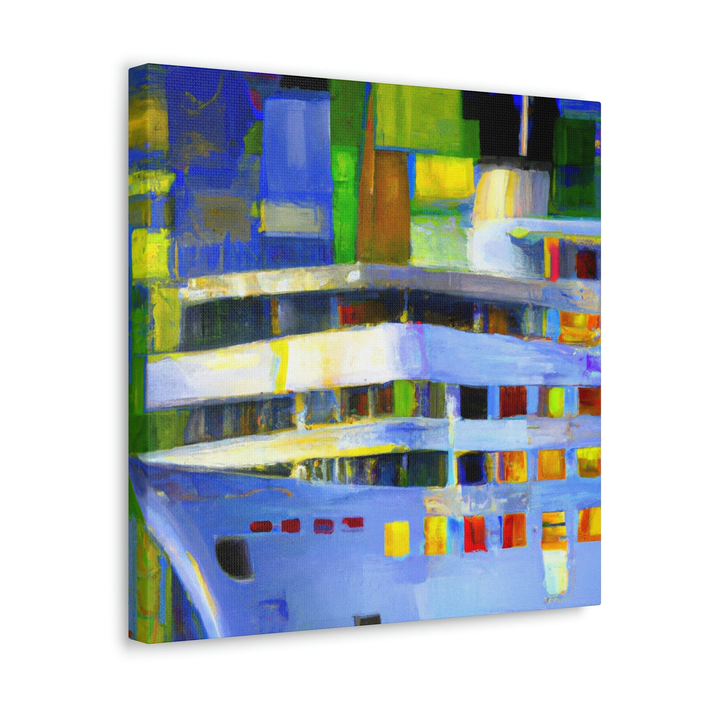 Cruise Ship Abstraction - Canvas