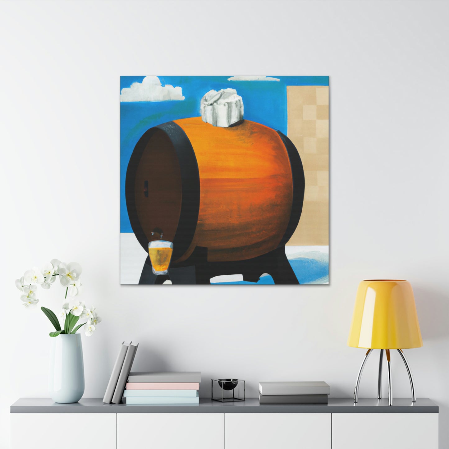 Whiskey Barrell Dreaming - Canvas