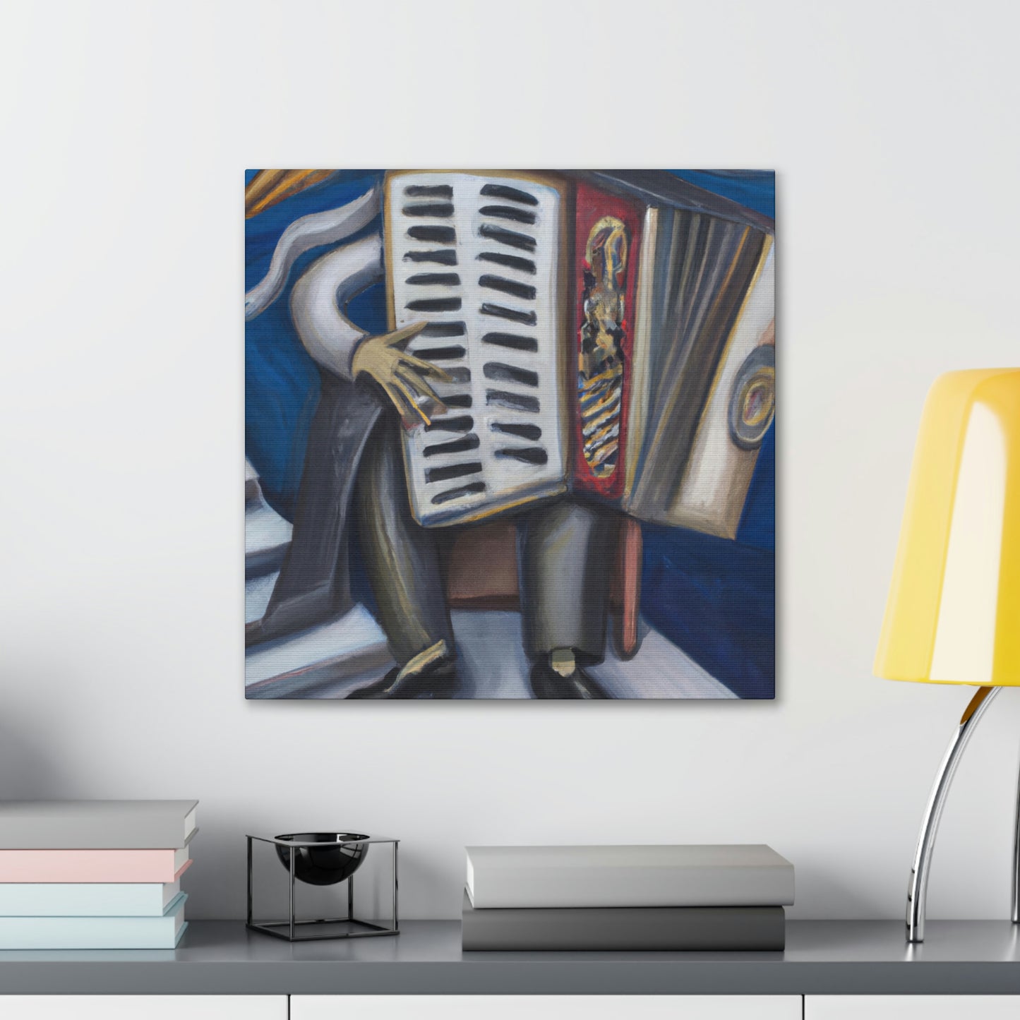 "Accordion in Surrealism" - Canvas