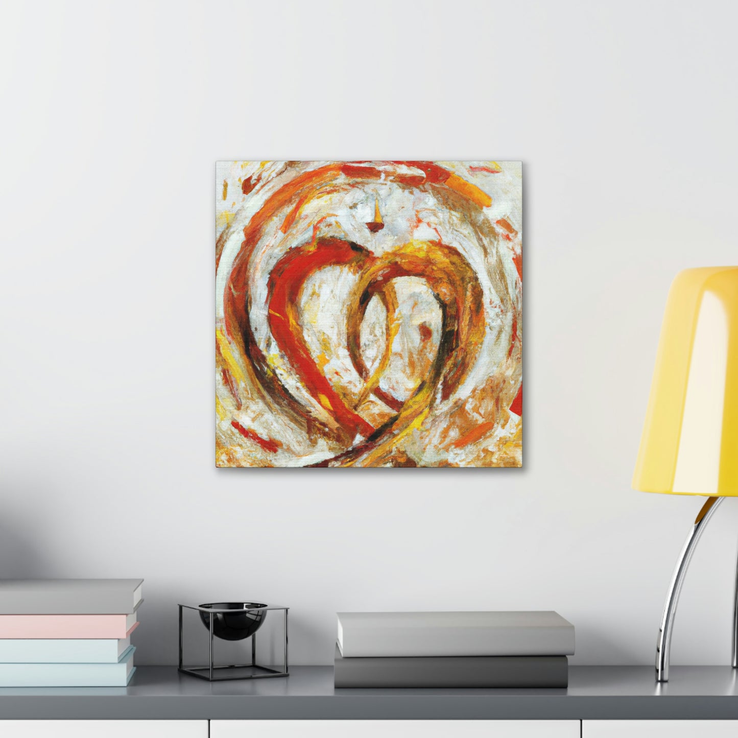 Wedding Rings Abstraction - Canvas