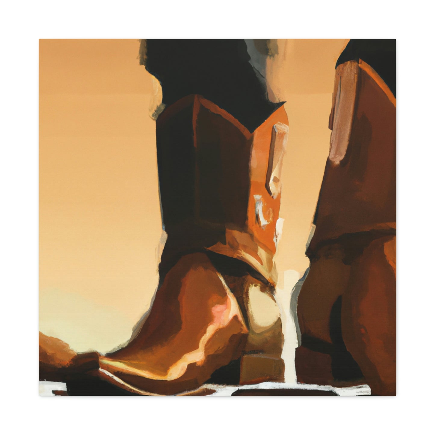 "The Boot: Minimalist" - Canvas