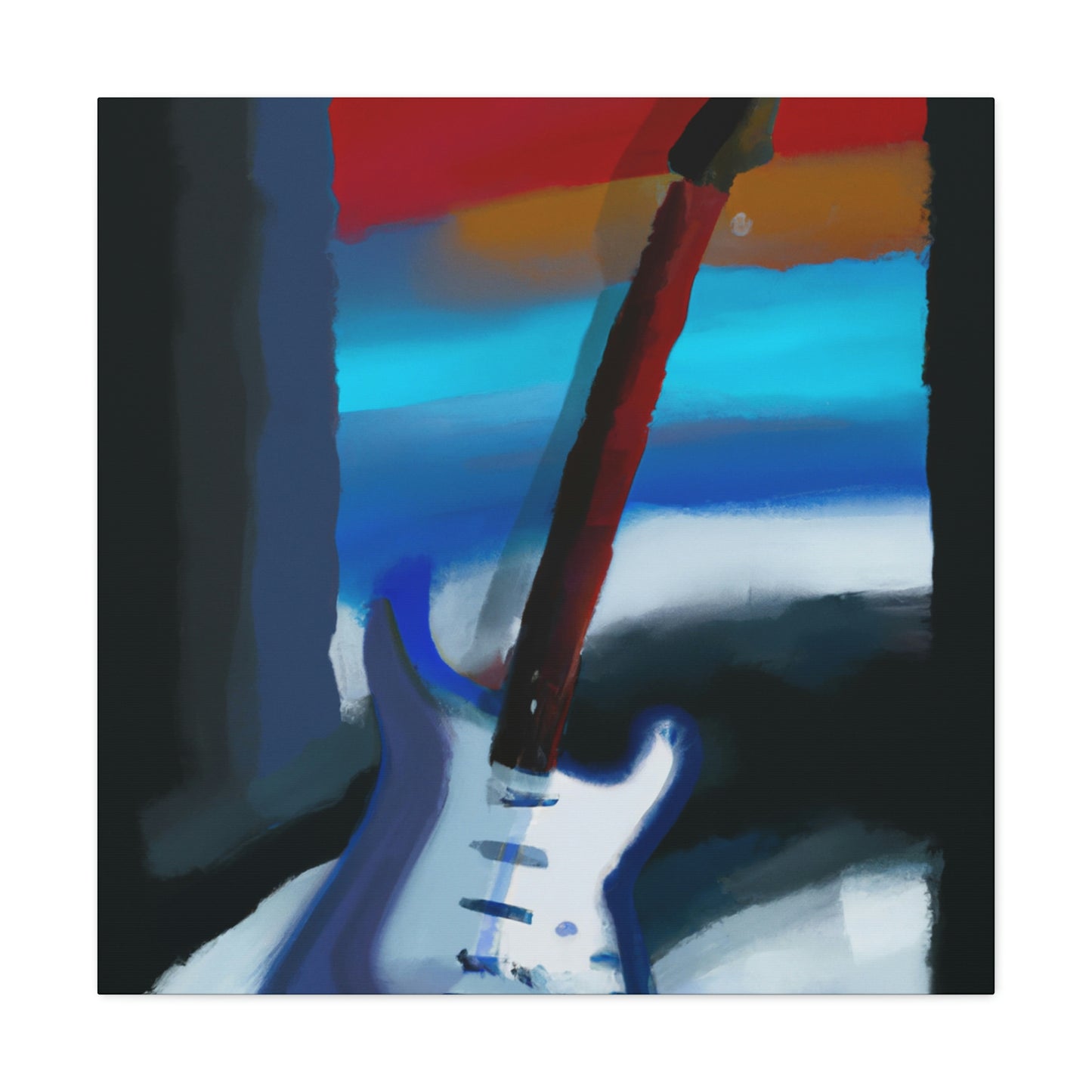 Fender's Expressionist Dream - Canvas