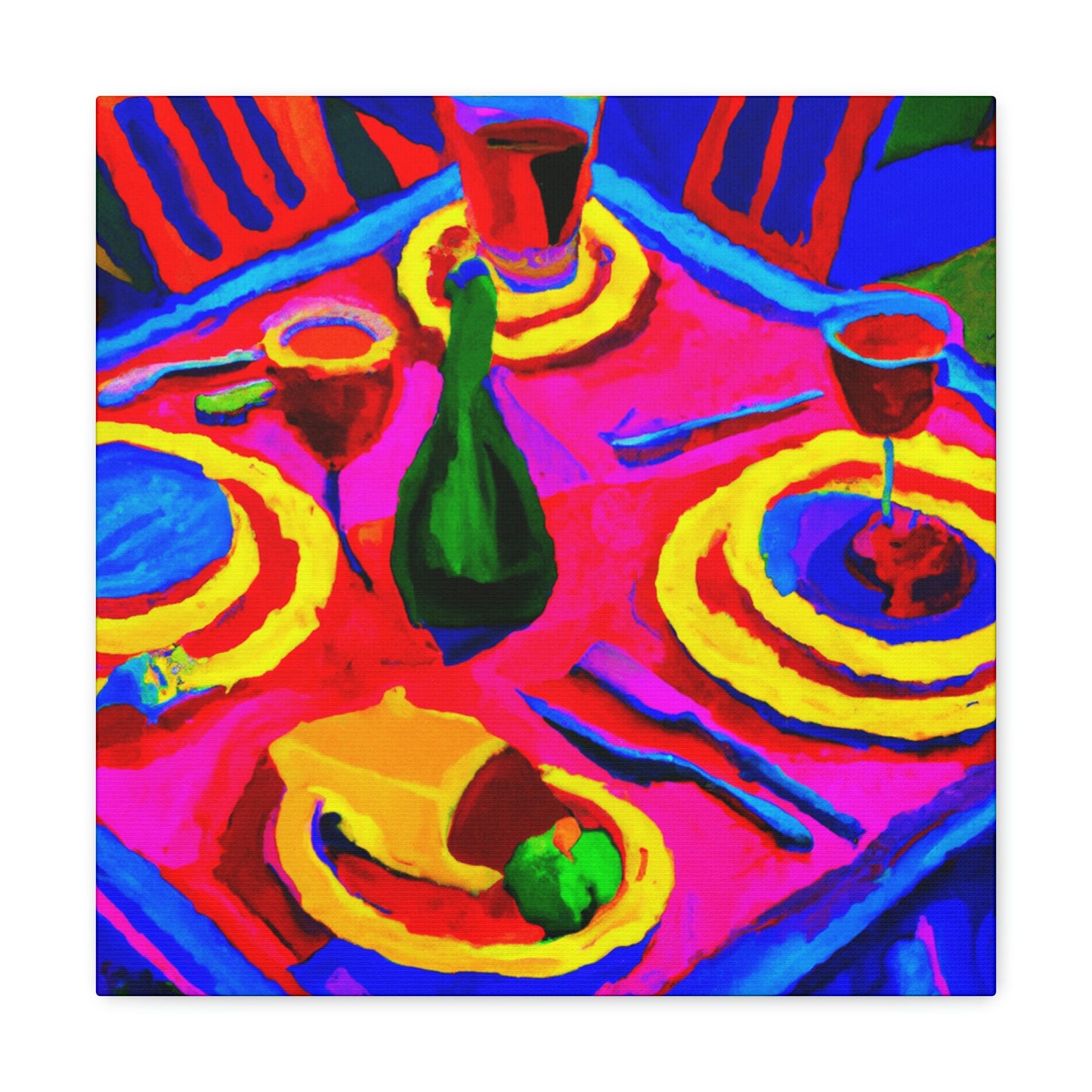 Fauvist Dinner Feast - Canvas