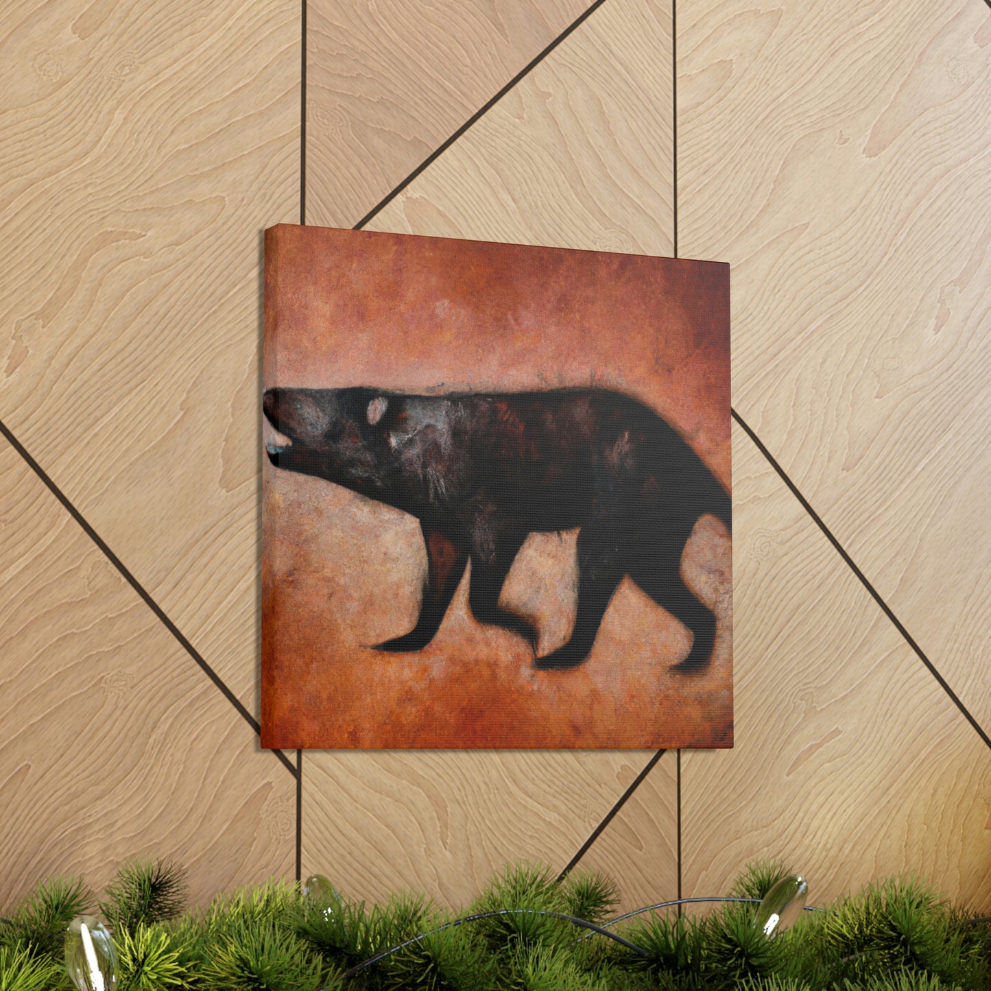 "Tasmanian Devil: Abstract" - Canvas