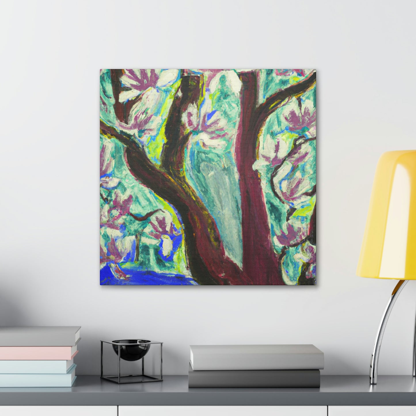 "Magnolia Through Expressionism" - Canvas