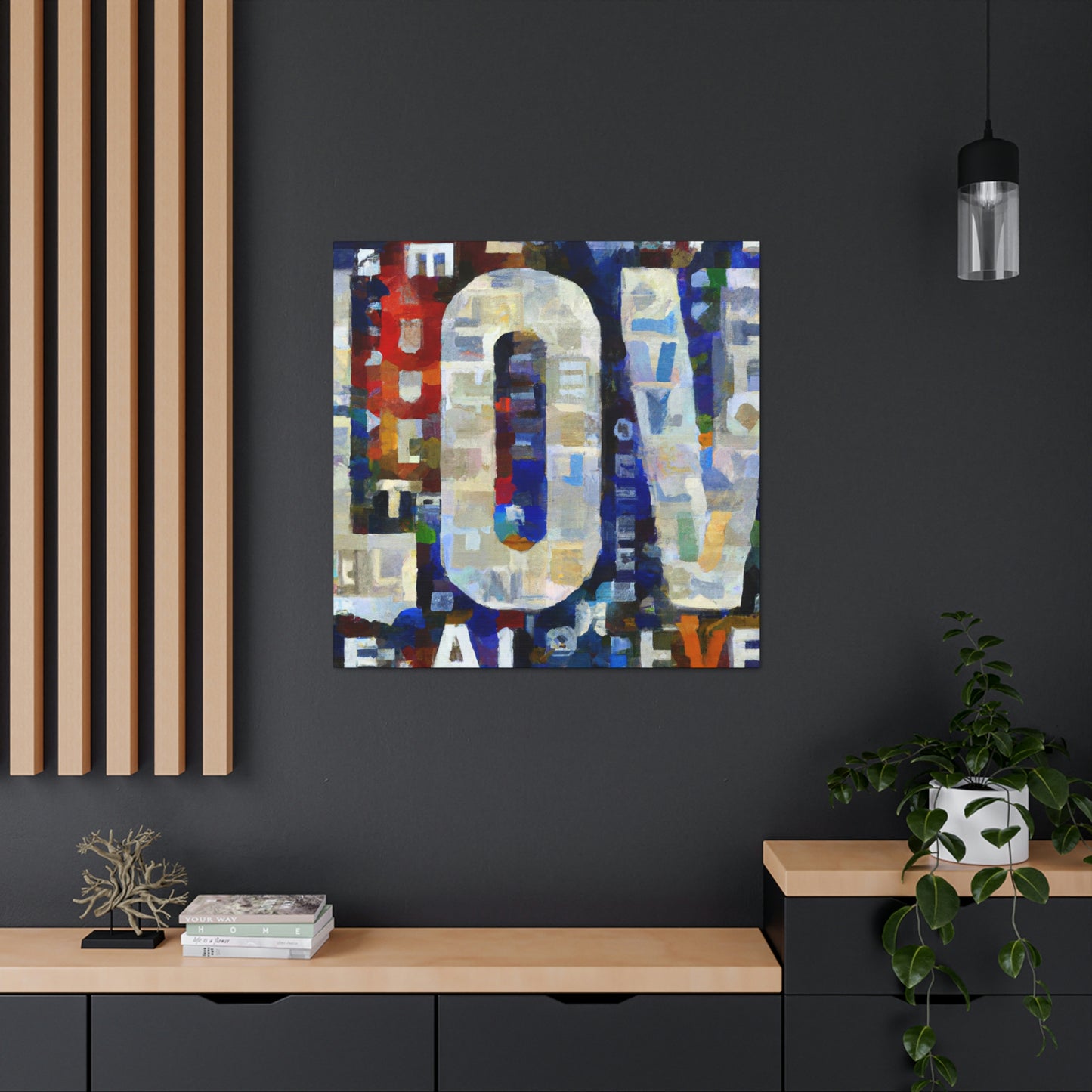 Love Letters Illuminated - Canvas