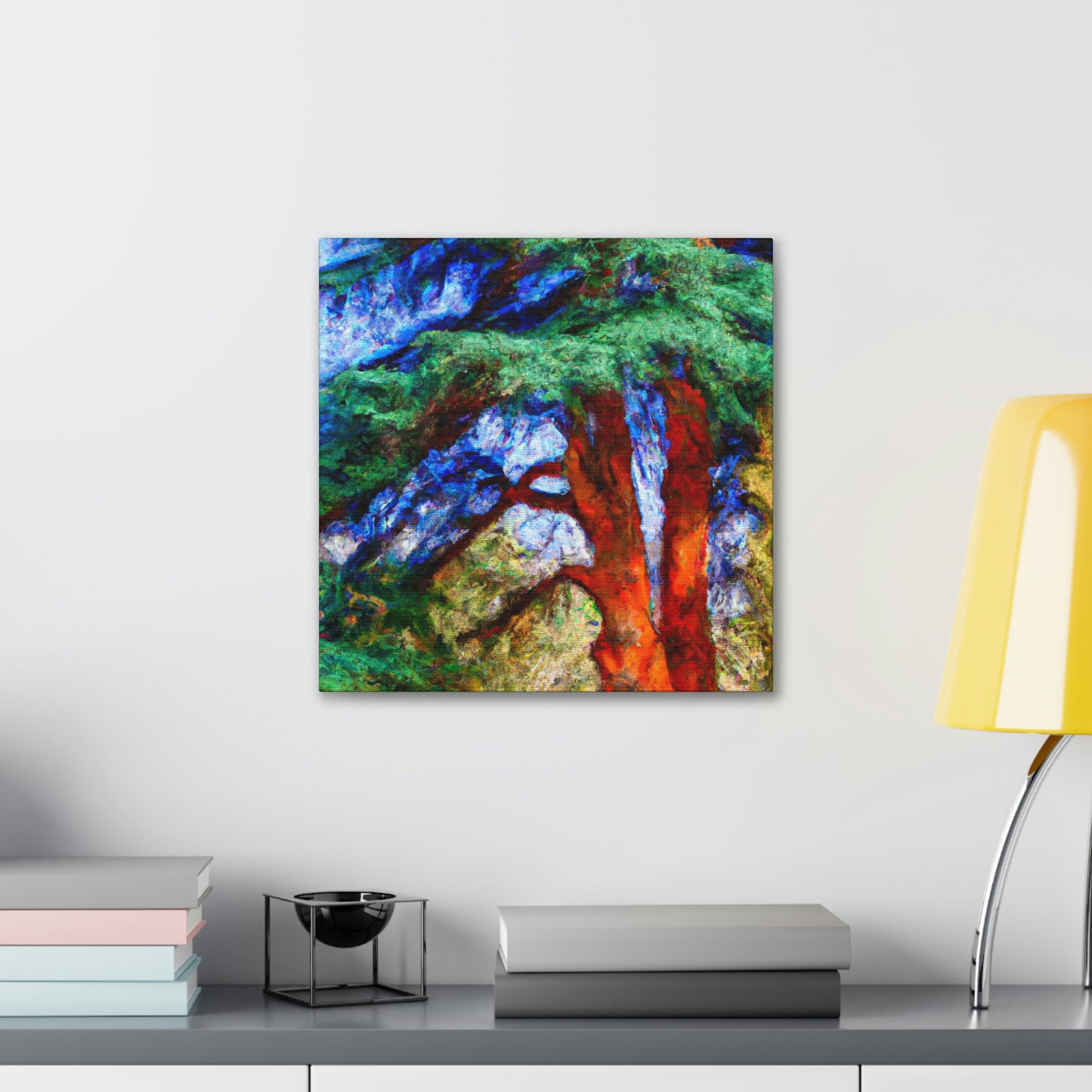 Cedar Tree Fauvism - Canvas