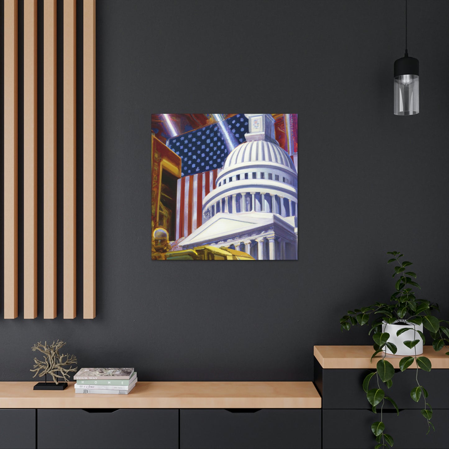 "Independence Hall Triumphant" - Canvas