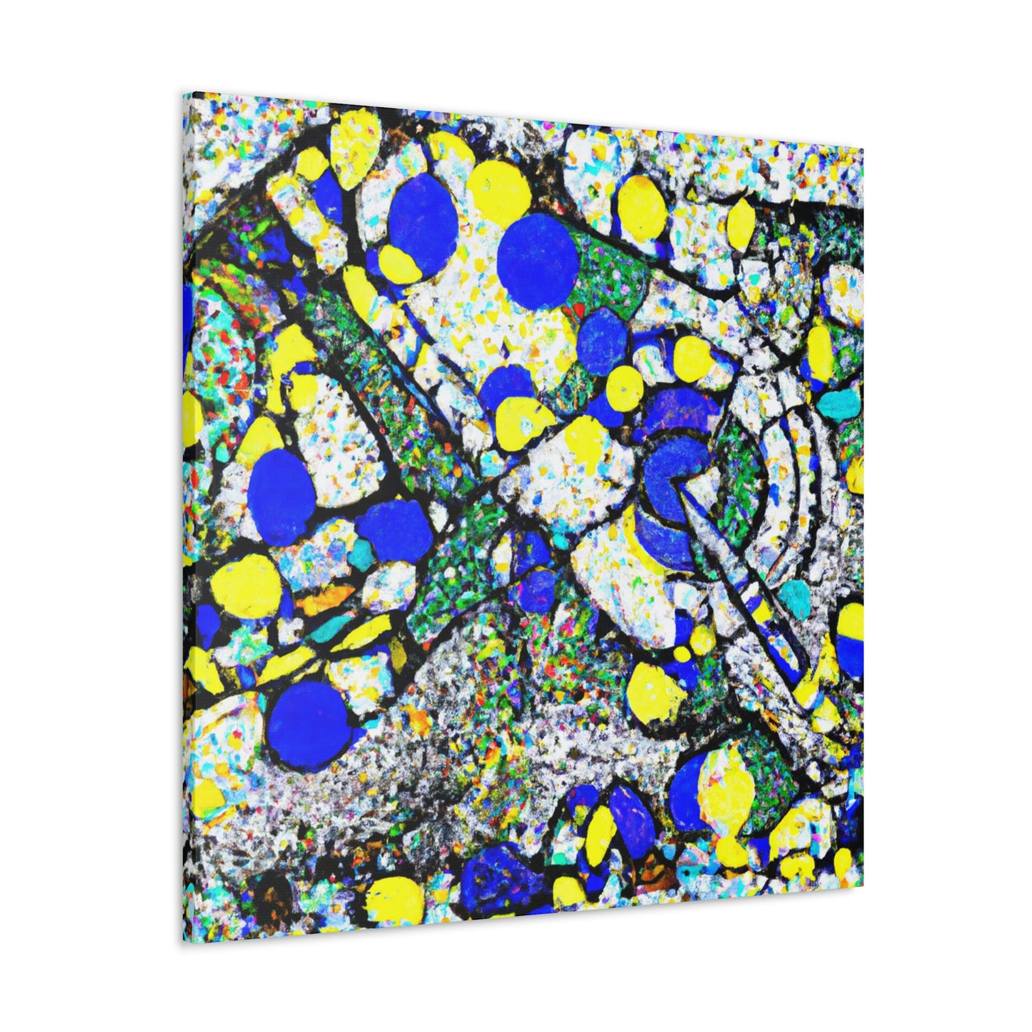 Abstract Expressionist Pointillism - Canvas