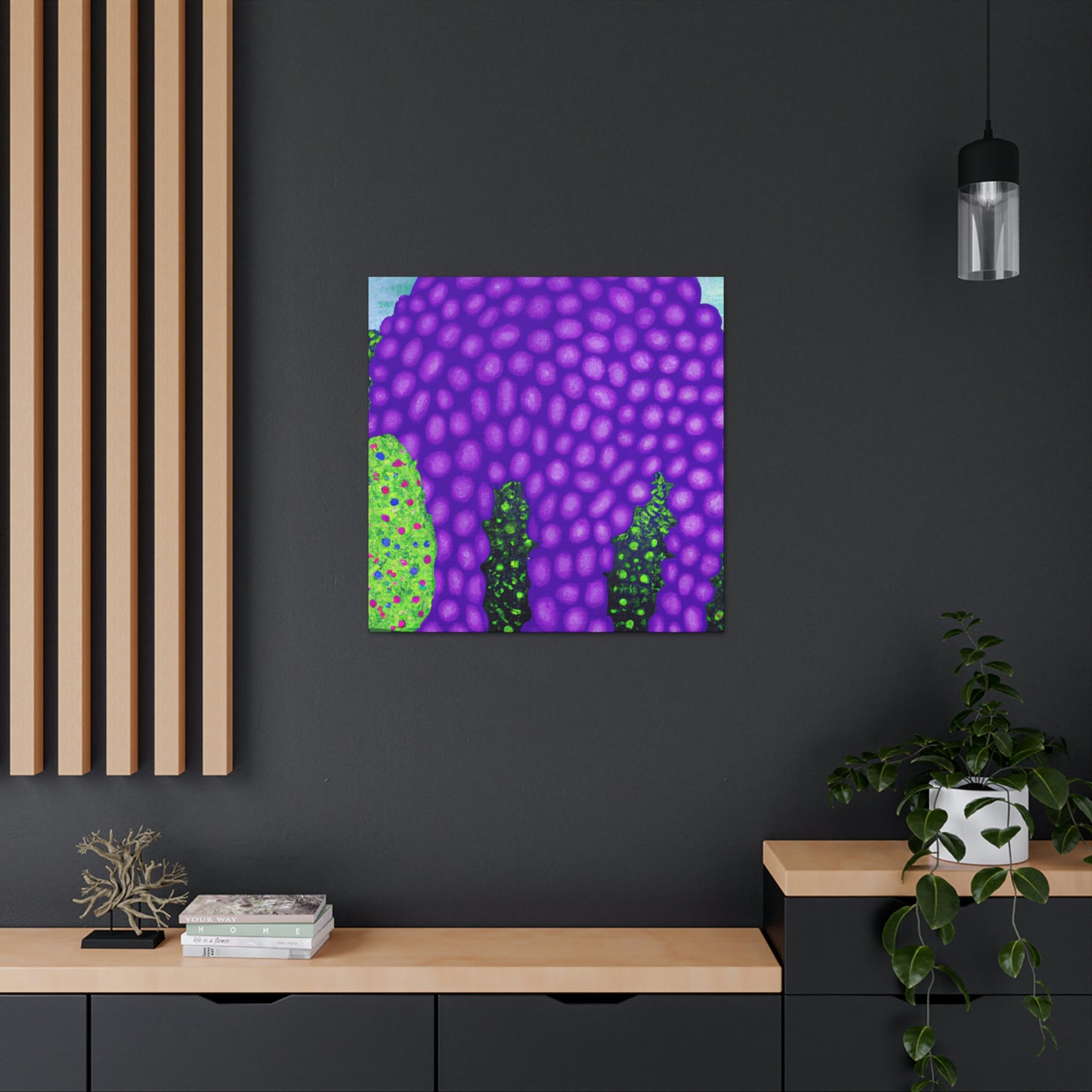 "Wisteria in Abstraction" - Canvas