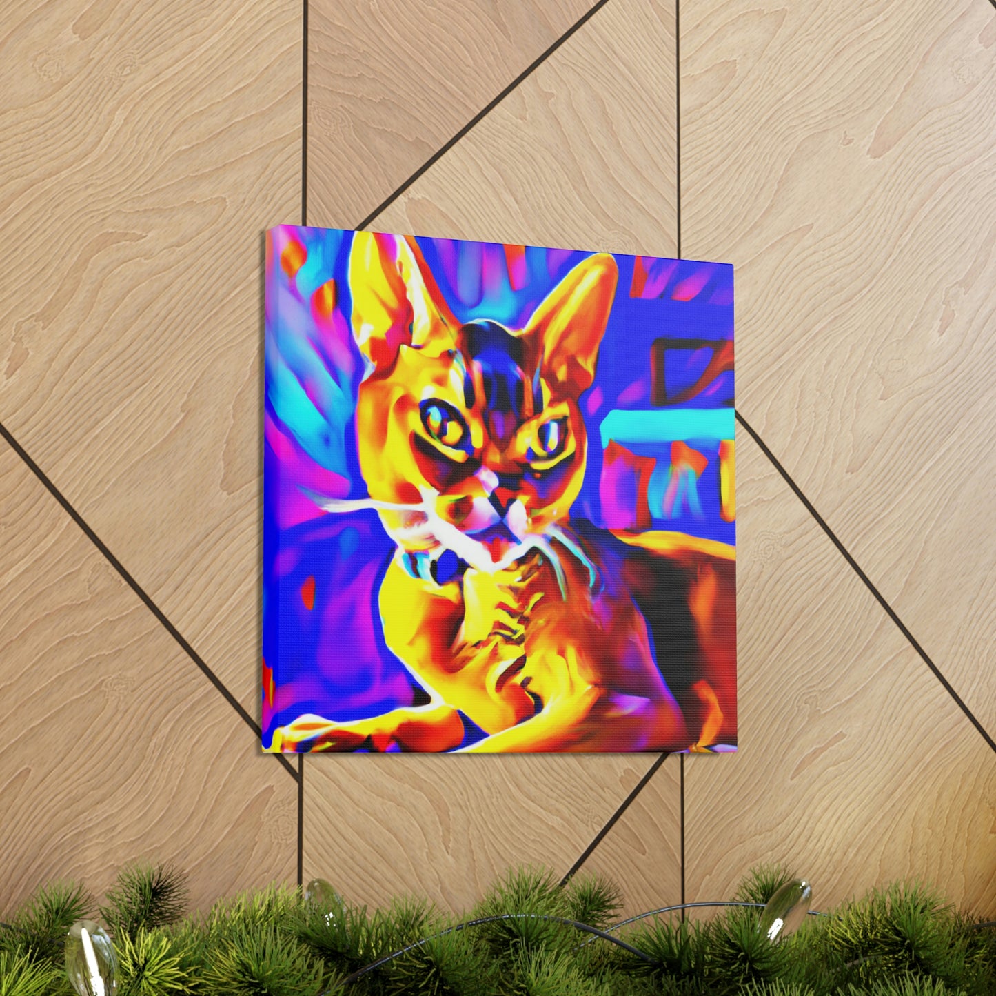 Abyssinian Pop Splendor - Canvas