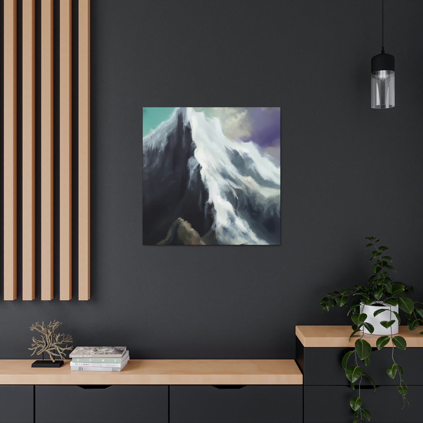 "Snowy Mountain Majesty" - Canvas