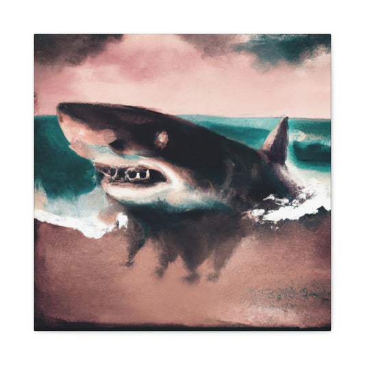 "Sharks in Reflection" - Canvas