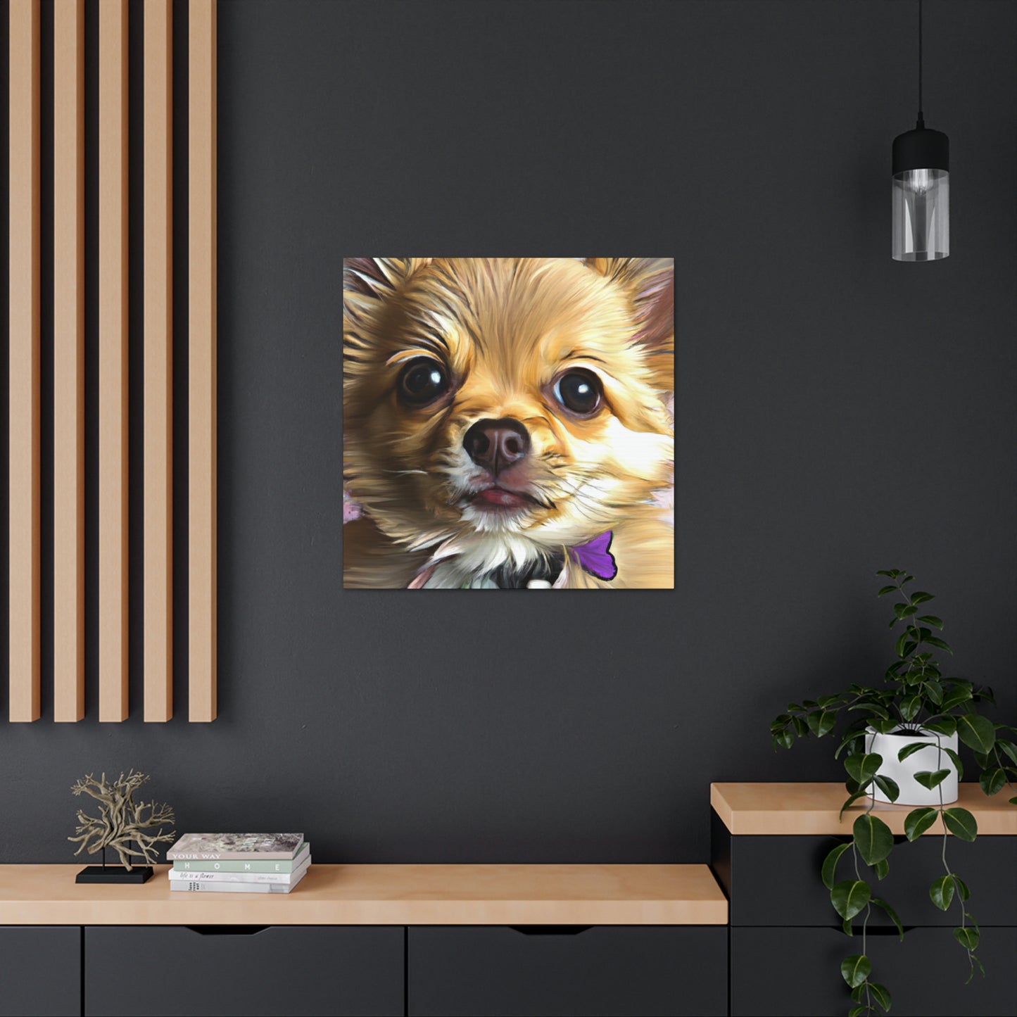 "Chihuahua in Deco". - Canvas