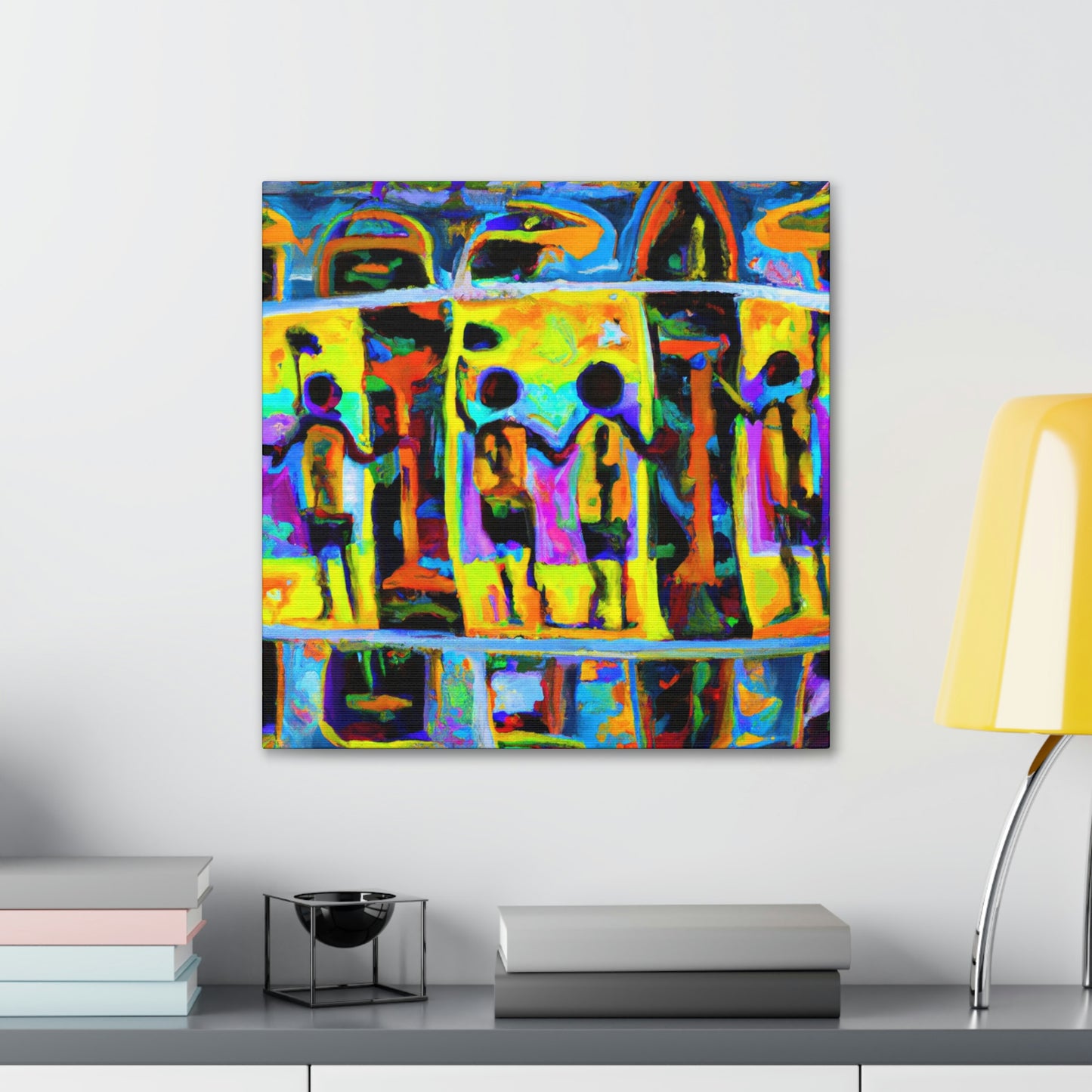 Paddle Boarding Splendor - Canvas