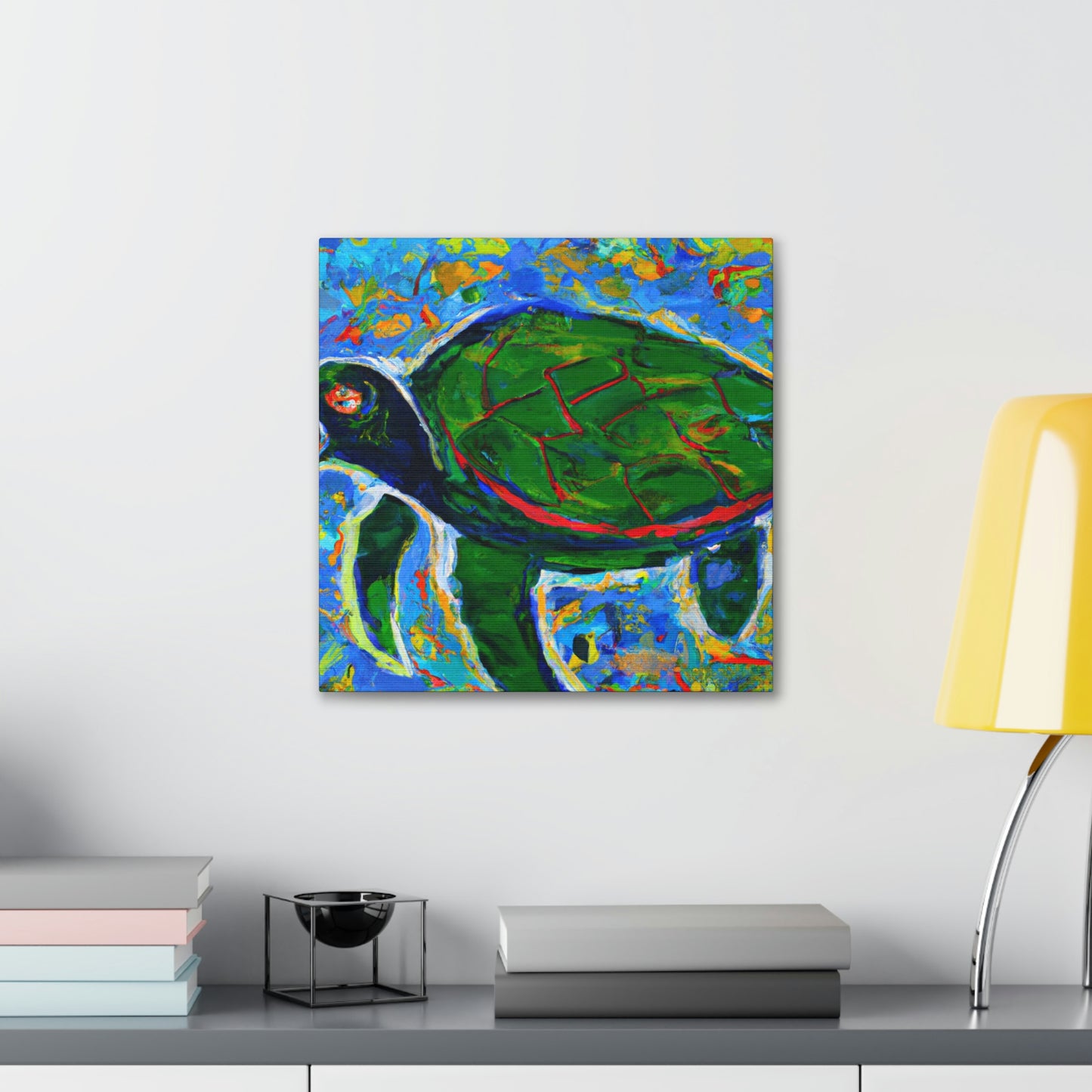 "Sea Turtle Emergence" - Canvas