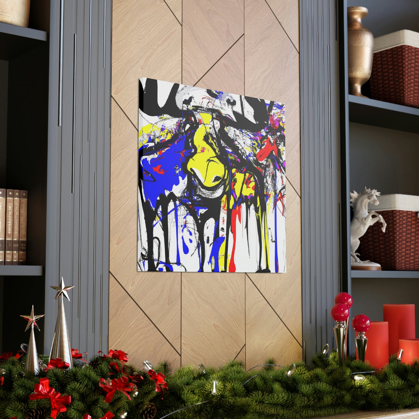 "Moose in Abstraction" - Canvas