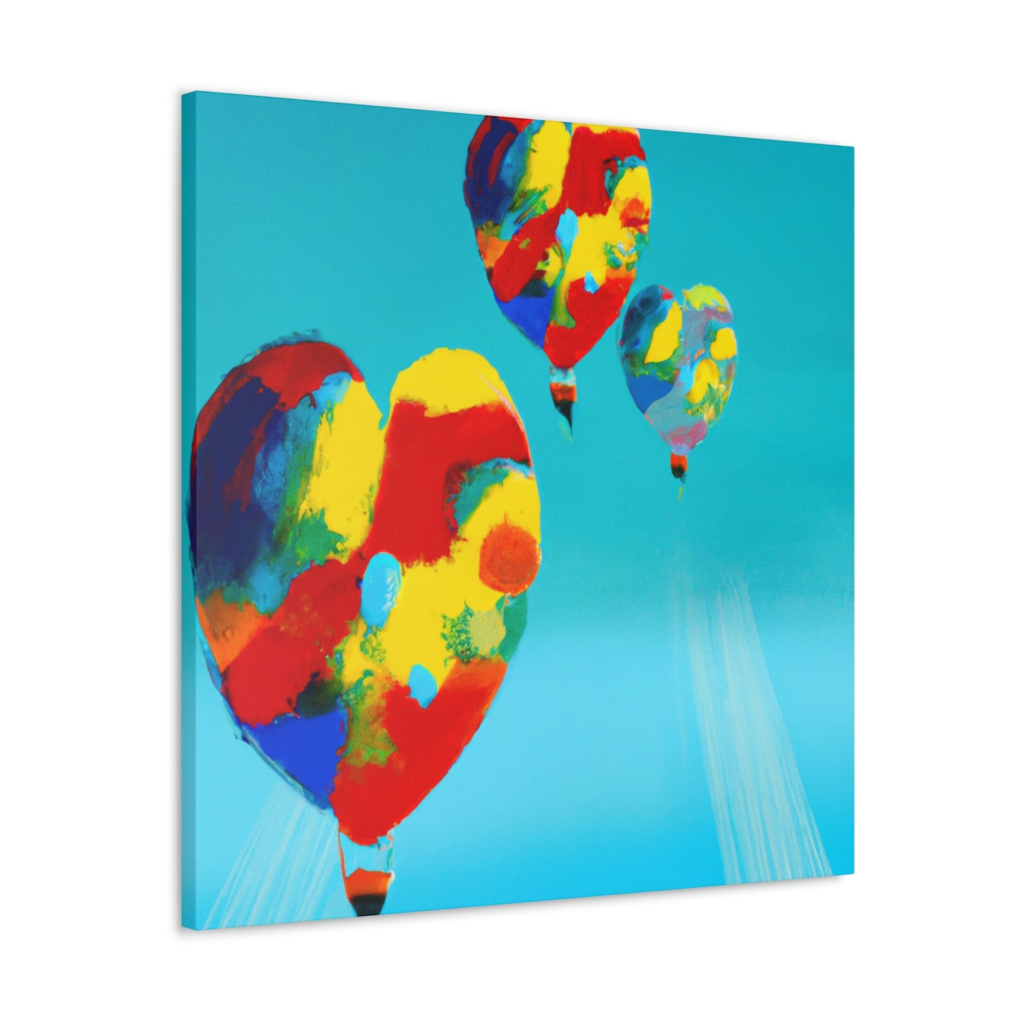 "Skyward Flight of Balloons" - Canvas