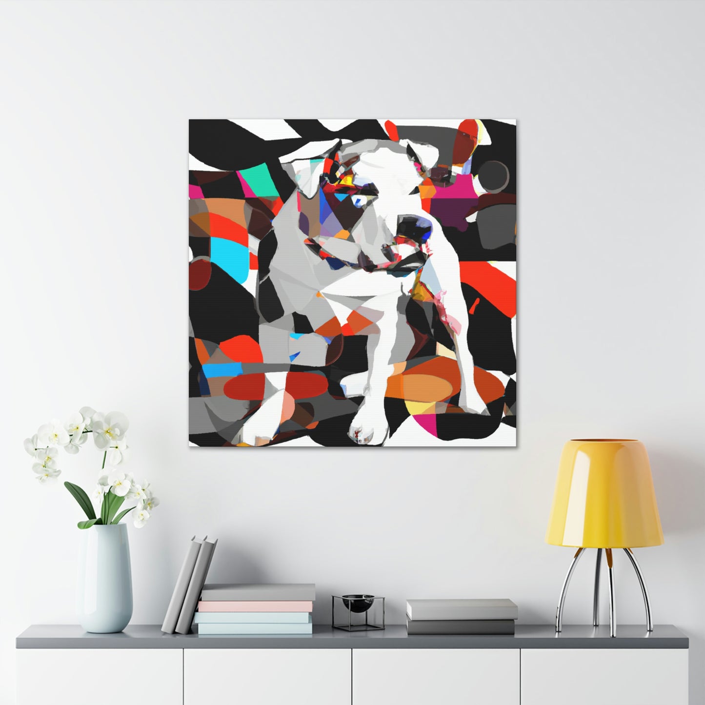 "American Bulldog Iconography" - Canvas